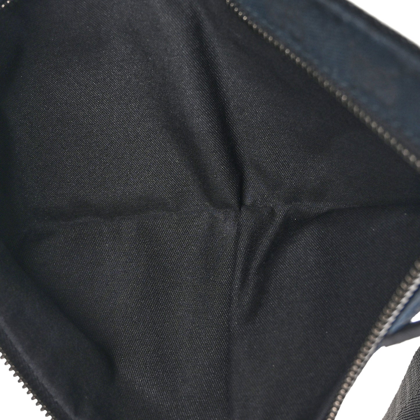 GG Monogram Double Pocket Belt Bag Black