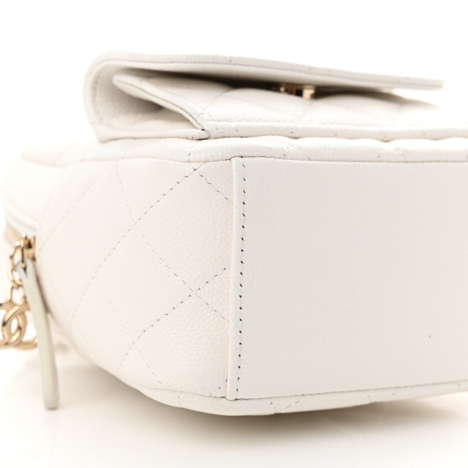 Chanel Caviar Quilted CC Mini Classic Backpack White 9 of 12