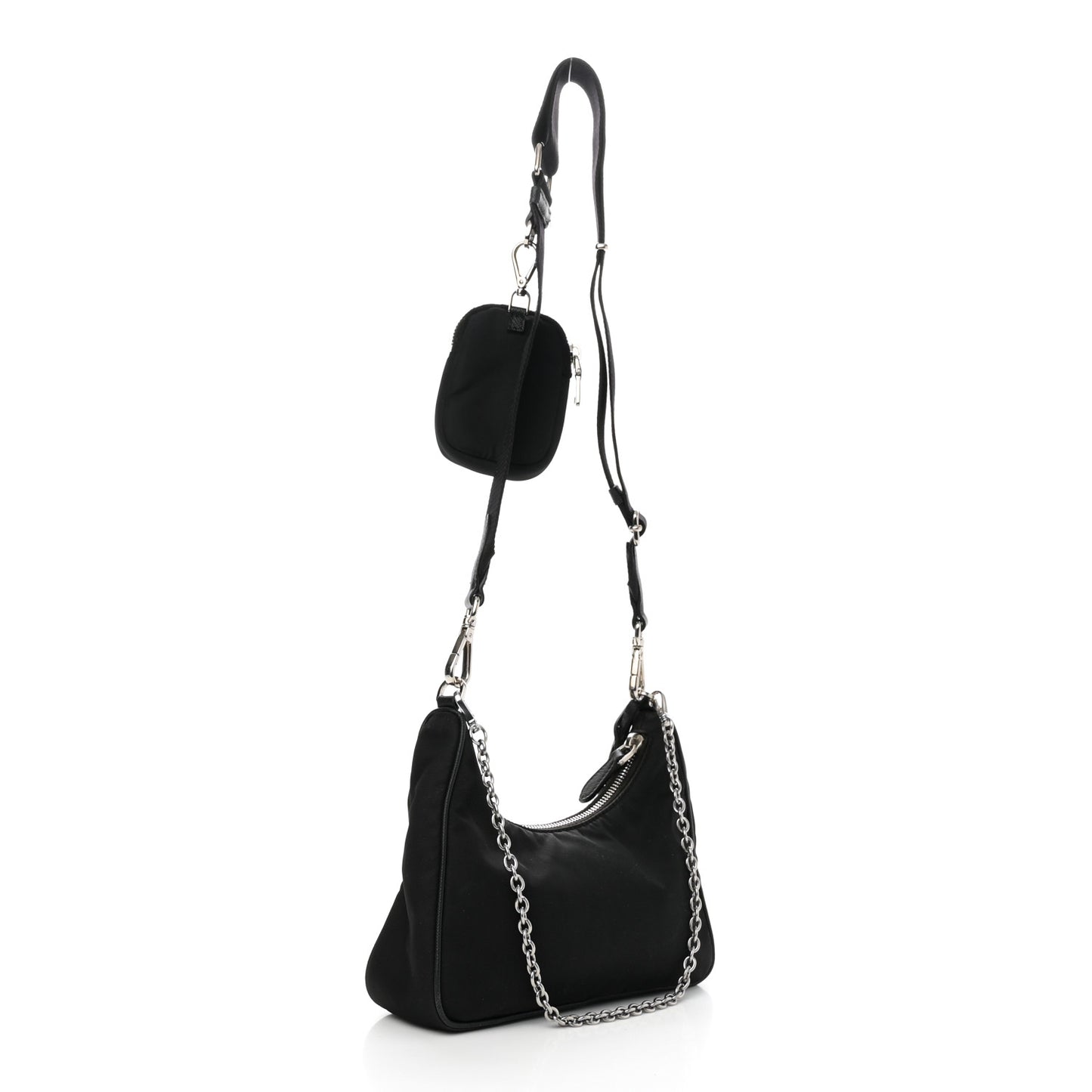 Nylon Re-Edition 2005 Shoulder Bag Black