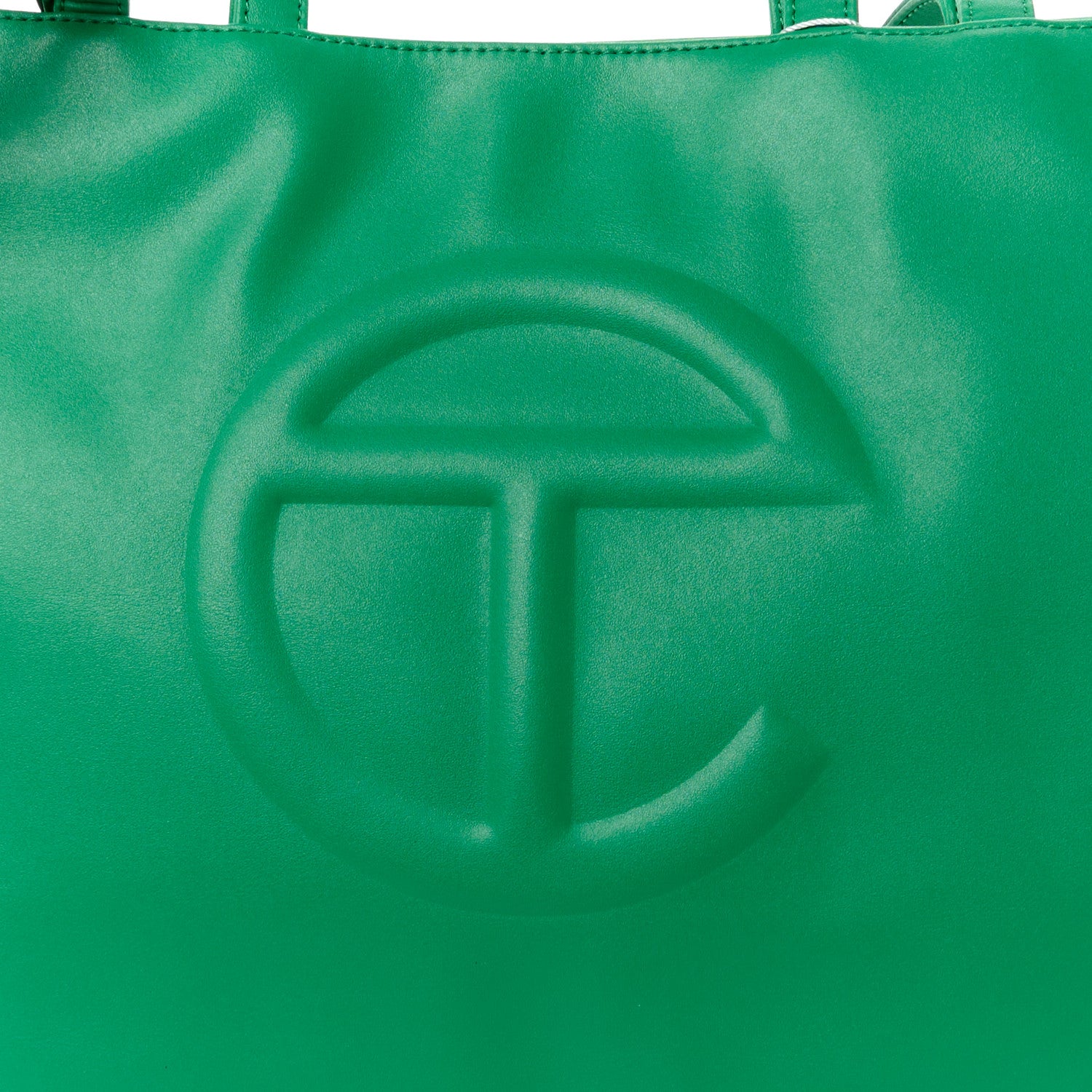 Telfar Vegan Leather Medium Shopping Bag Greenscreen 8 of 10