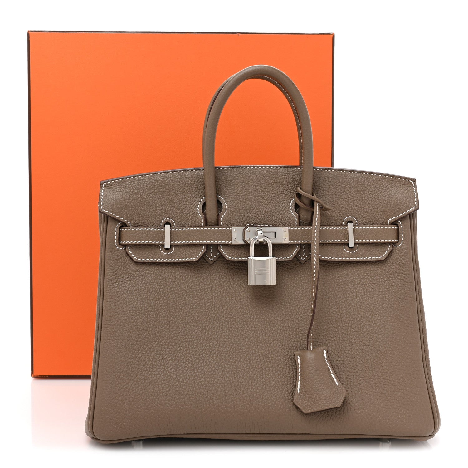 Hermes Togo Birkin 25 Etoupe 9 of 9