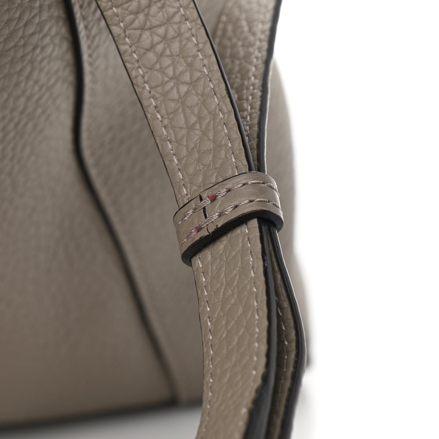 Heavy Grain Calfskin Small Millie Solid Grey