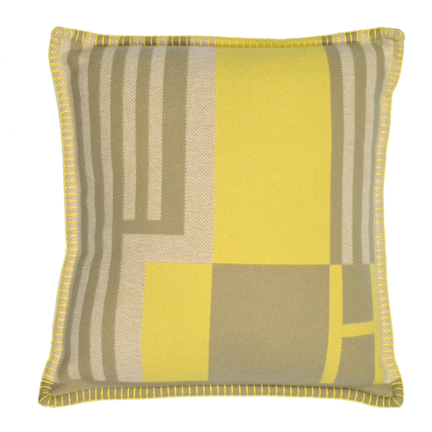 Wool Cashmere Ithaque Pillow Tilleul Lime
