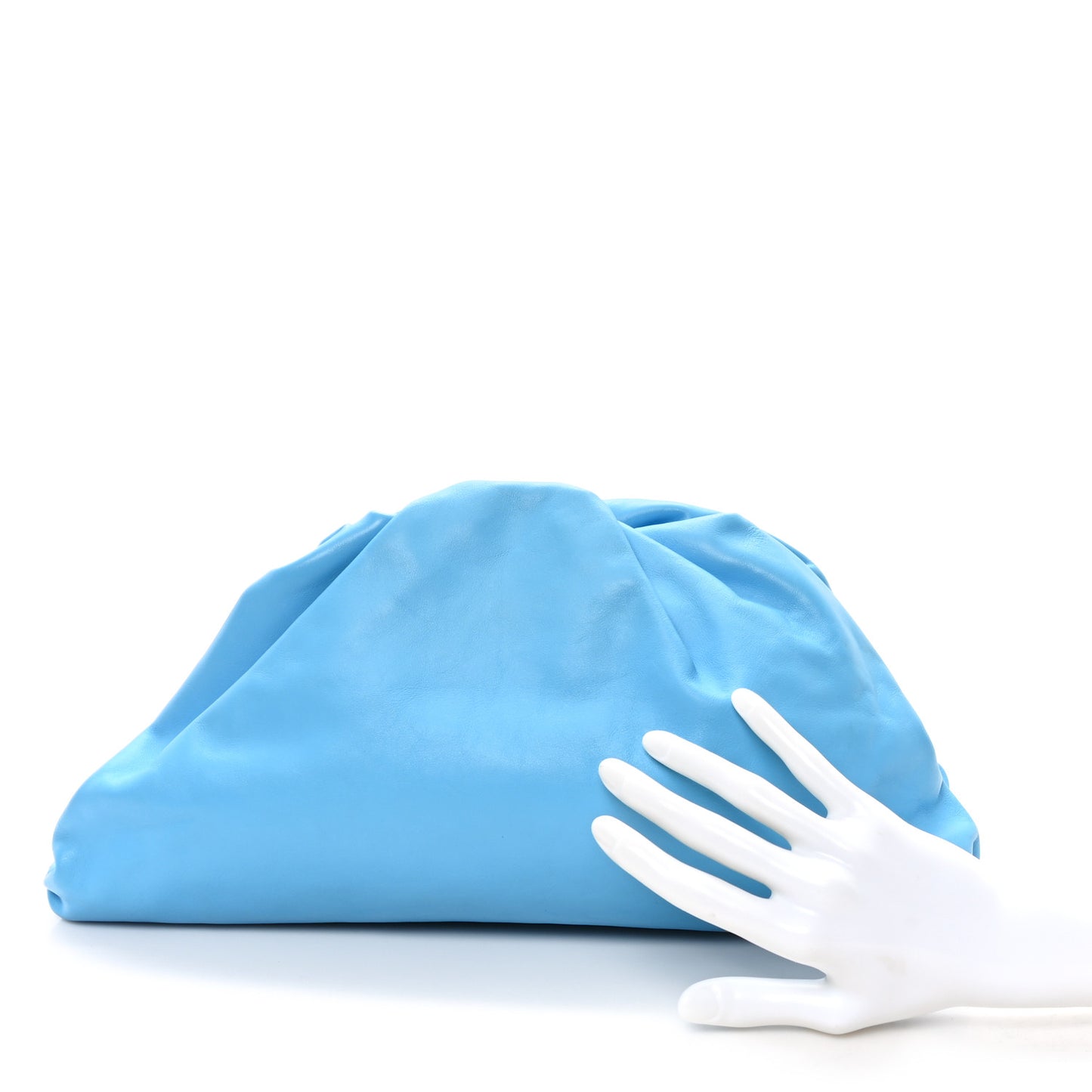 Smooth Butter Calf The Pouch Oversized Clutch Swimming Pool