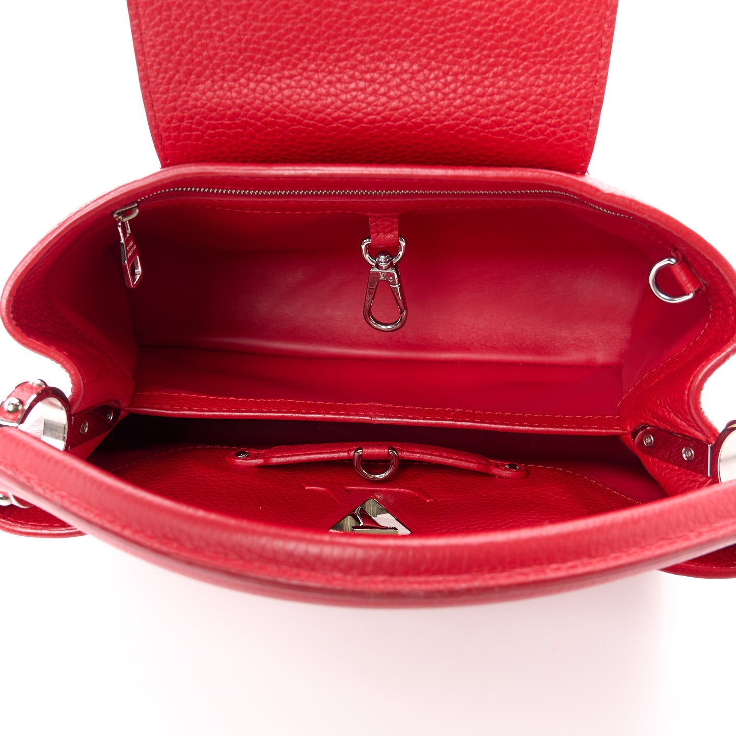 Taurillon Capucines PM Rubis