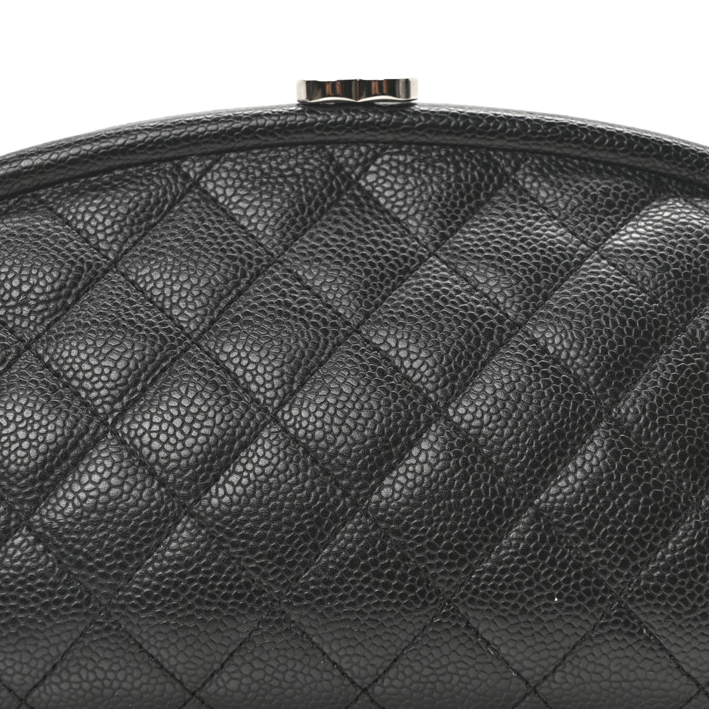 Caviar Quilted Timeless Clutch Black