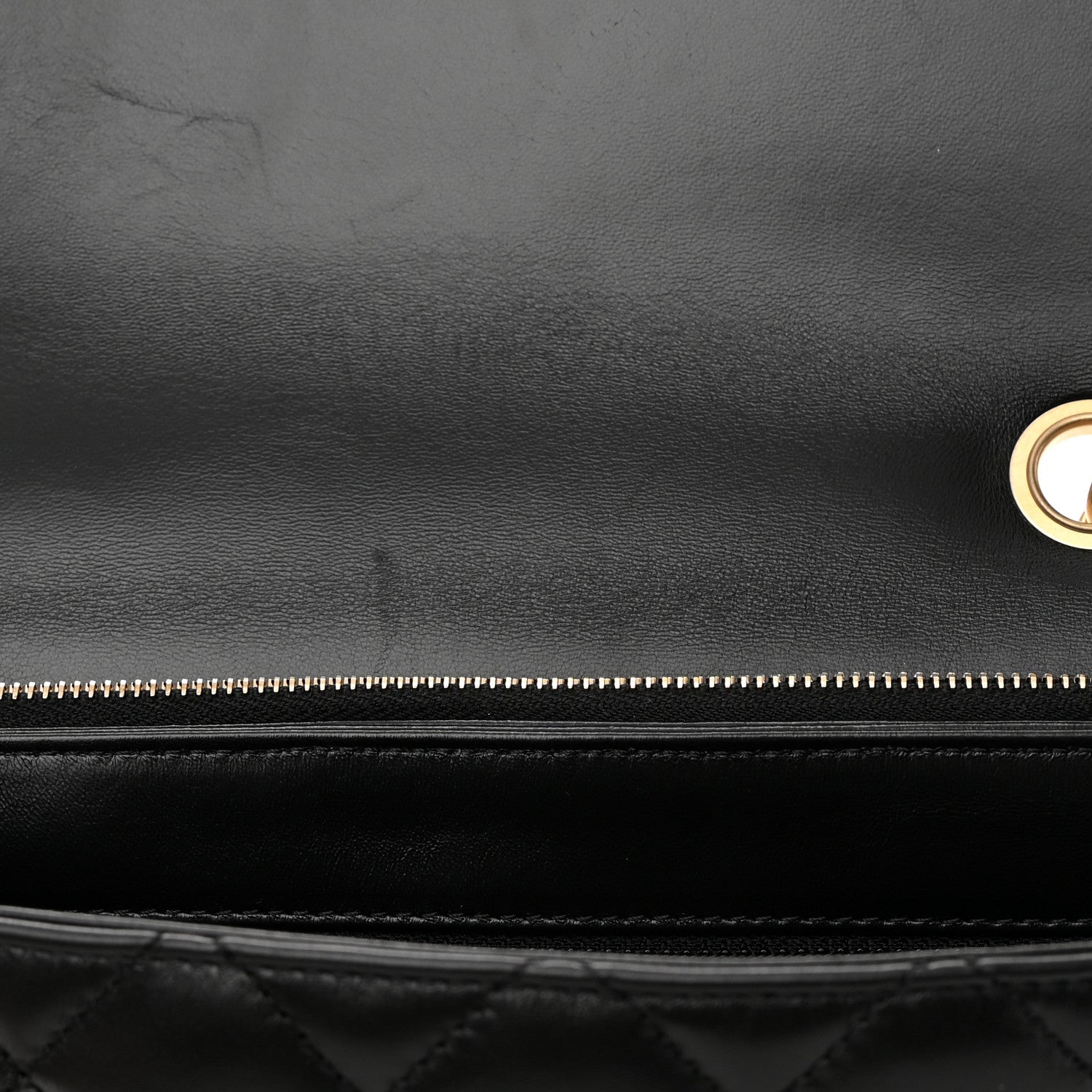 Chanel Lambskin Quilted Medium Pillow Crush Flap Black 13 of 15
