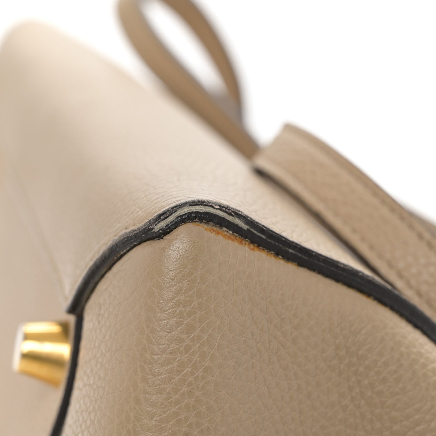 Baby Grained Calfskin Mini Belt Bag Dune