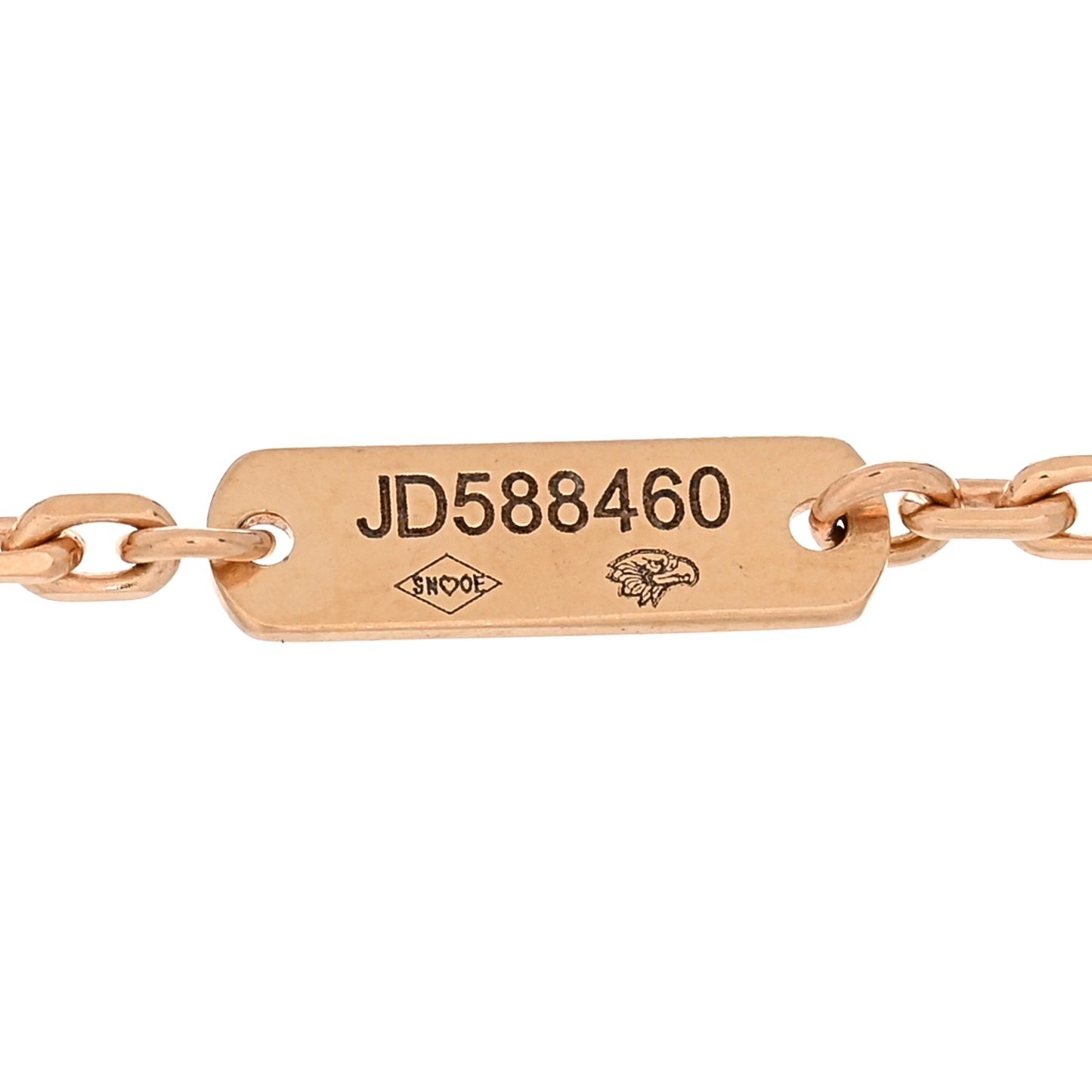 18K Rose Gold Mother Of Pearl Lucky Spring Plum Blossom Bracelet