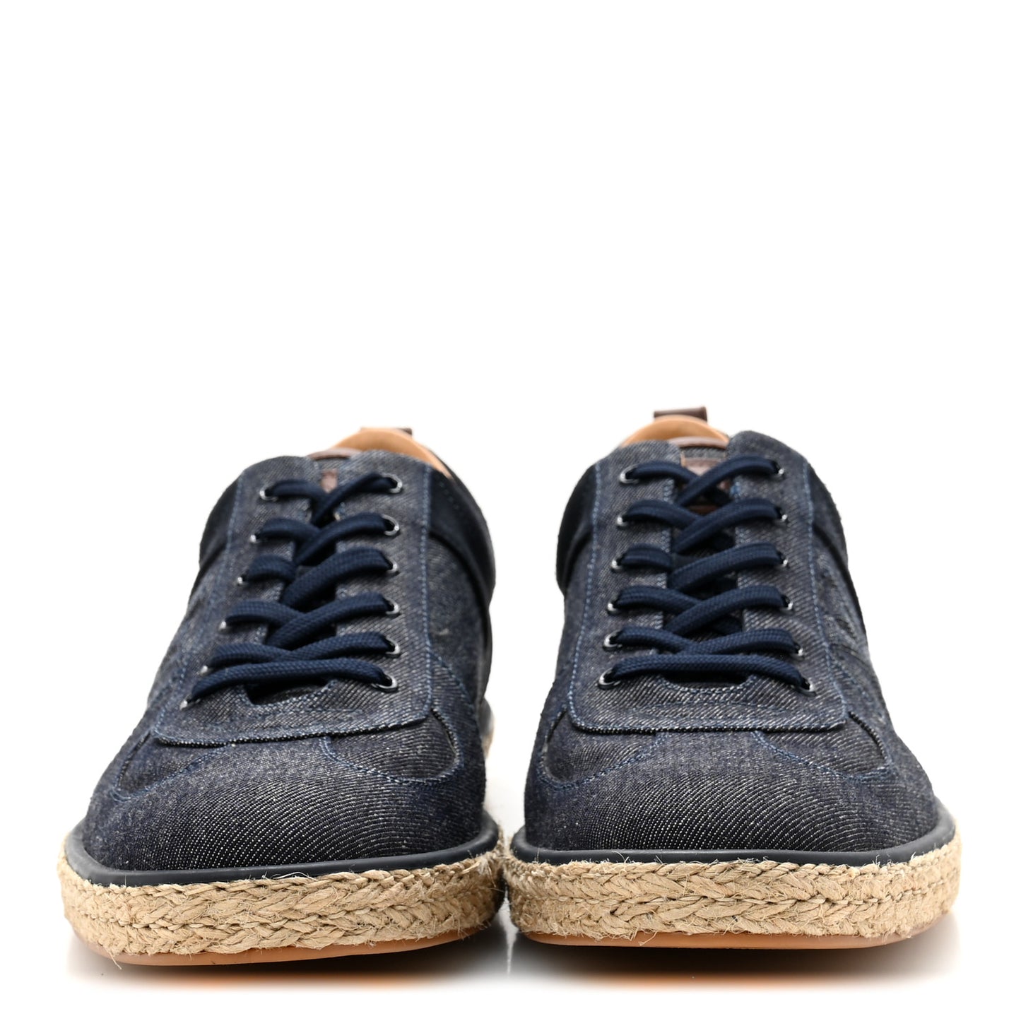 Denim Suede Espadrille Mens Sneakers 10 Blue