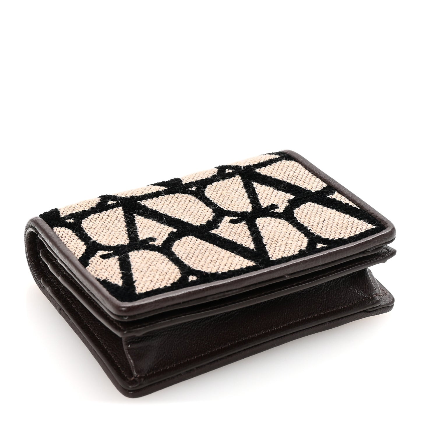 Toile Iconographe Small Wallet Naturale Black Fondant