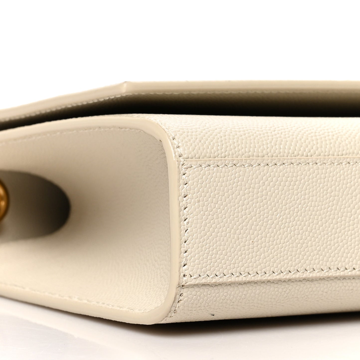 Grain De Poudre Medium Classic Monogram Kate Satchel Crema Soft