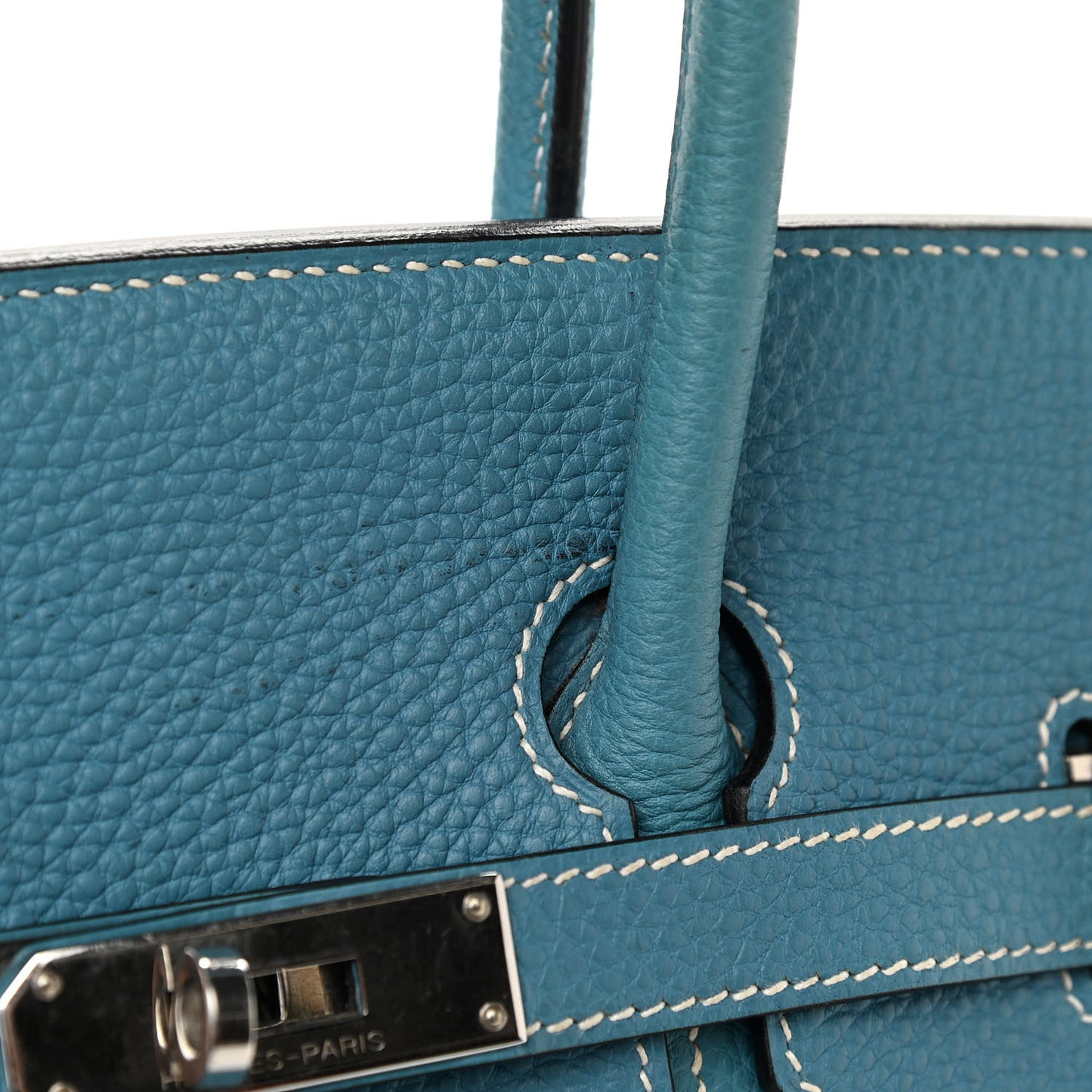 Togo Birkin 35 Blue Jean