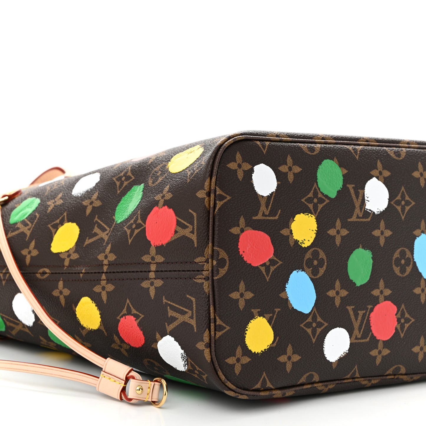 LV X YK Monogram Dots Neverfull MM