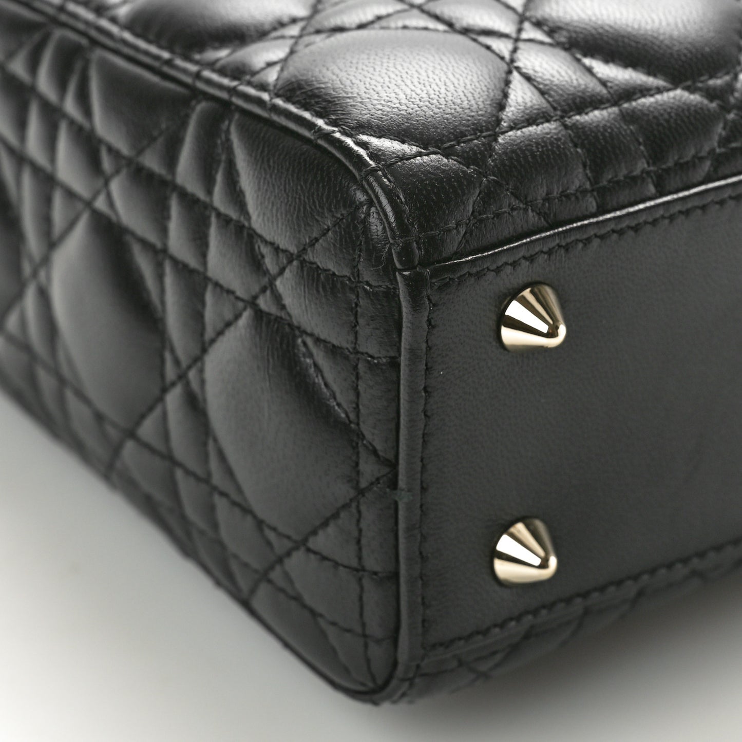 Lambskin Cannage Small My ABCDior Lady Dior Black