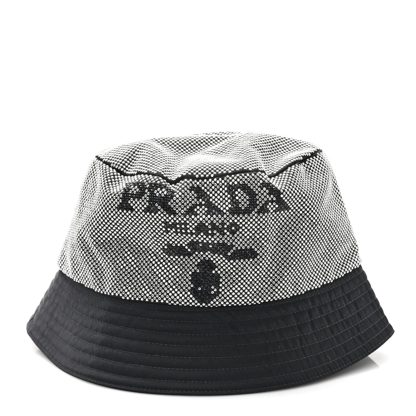 Crystal Tessuto Bucket Hat L Black Acciaio
