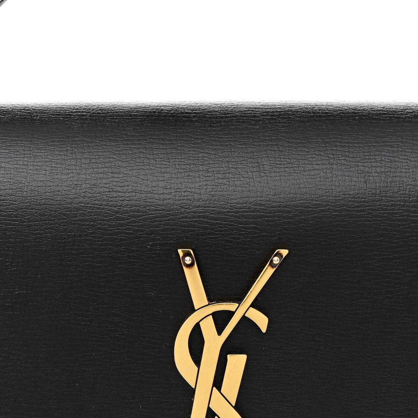 Calfskin Monogram Sunset Chain Wallet Black