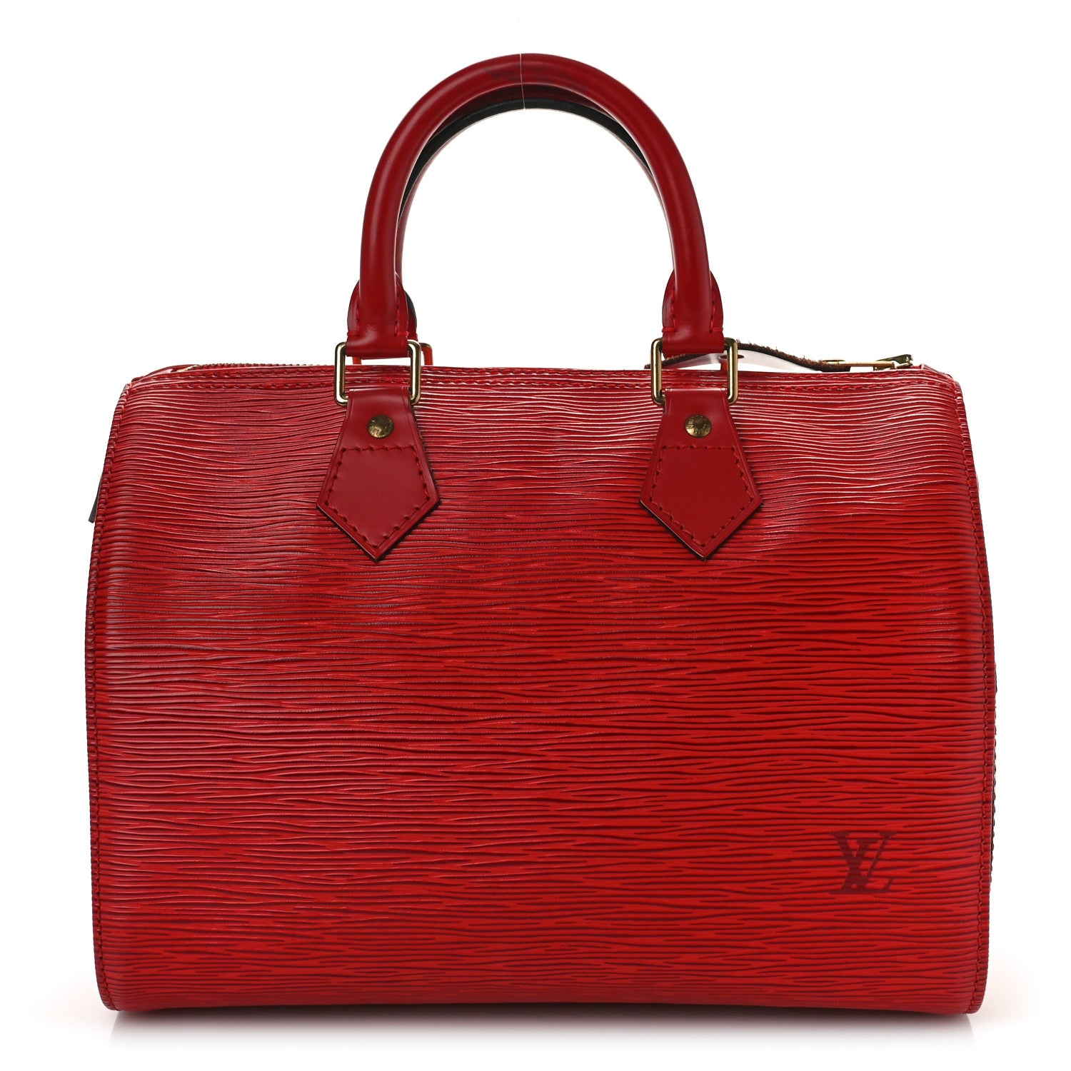 Louis Vuitton Epi Speedy 25 Castillan Red 1 of 9