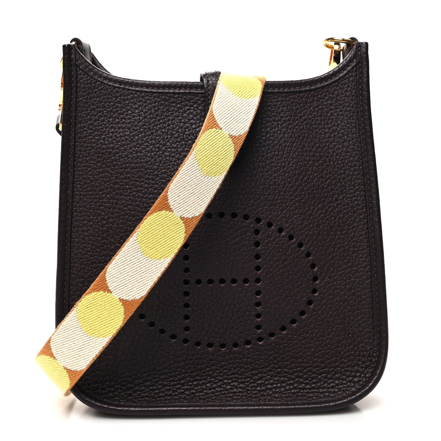 Taurillon Clemence Flipperball Sangle Evelyne TPM Rouge Sellier Caramel Nata Gold