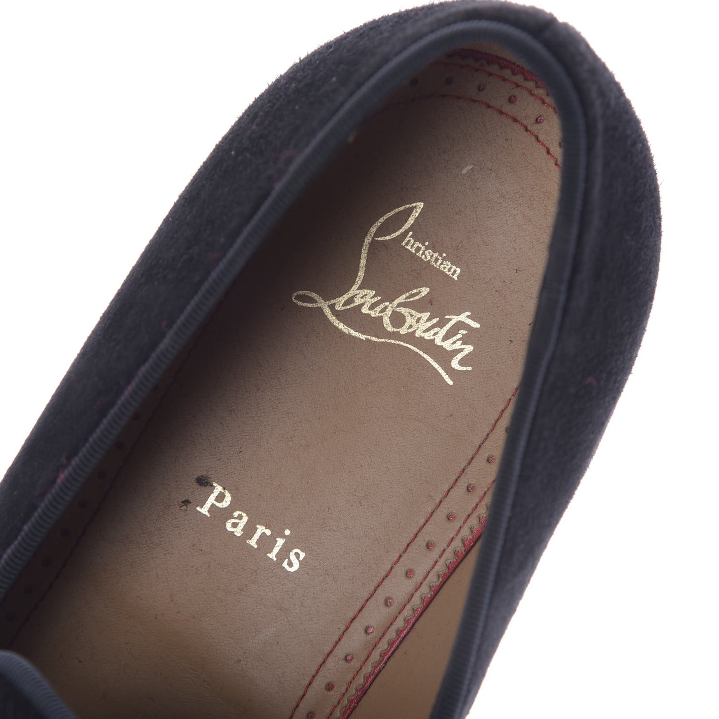 Veau Velours Dirk Flat Loafers 43.5 Black