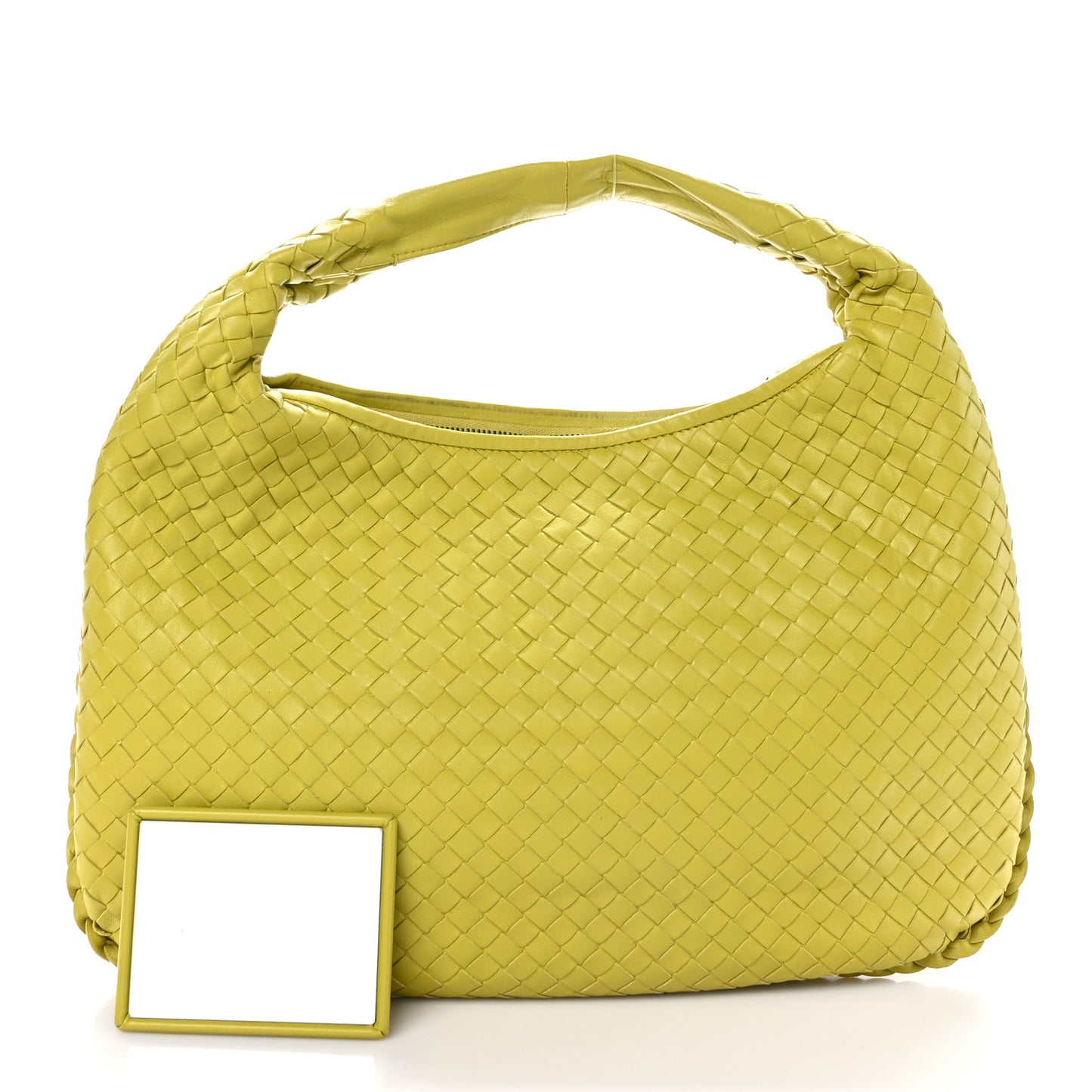 Nappa Intrecciato Medium Veneta Hobo Buttercup