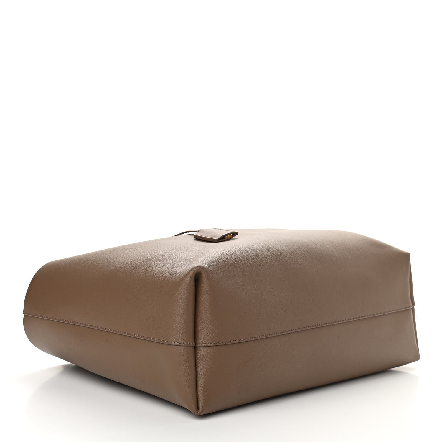 Saint Laurent Calfskin Large Shopping Tote Dark Beige 5 of 15