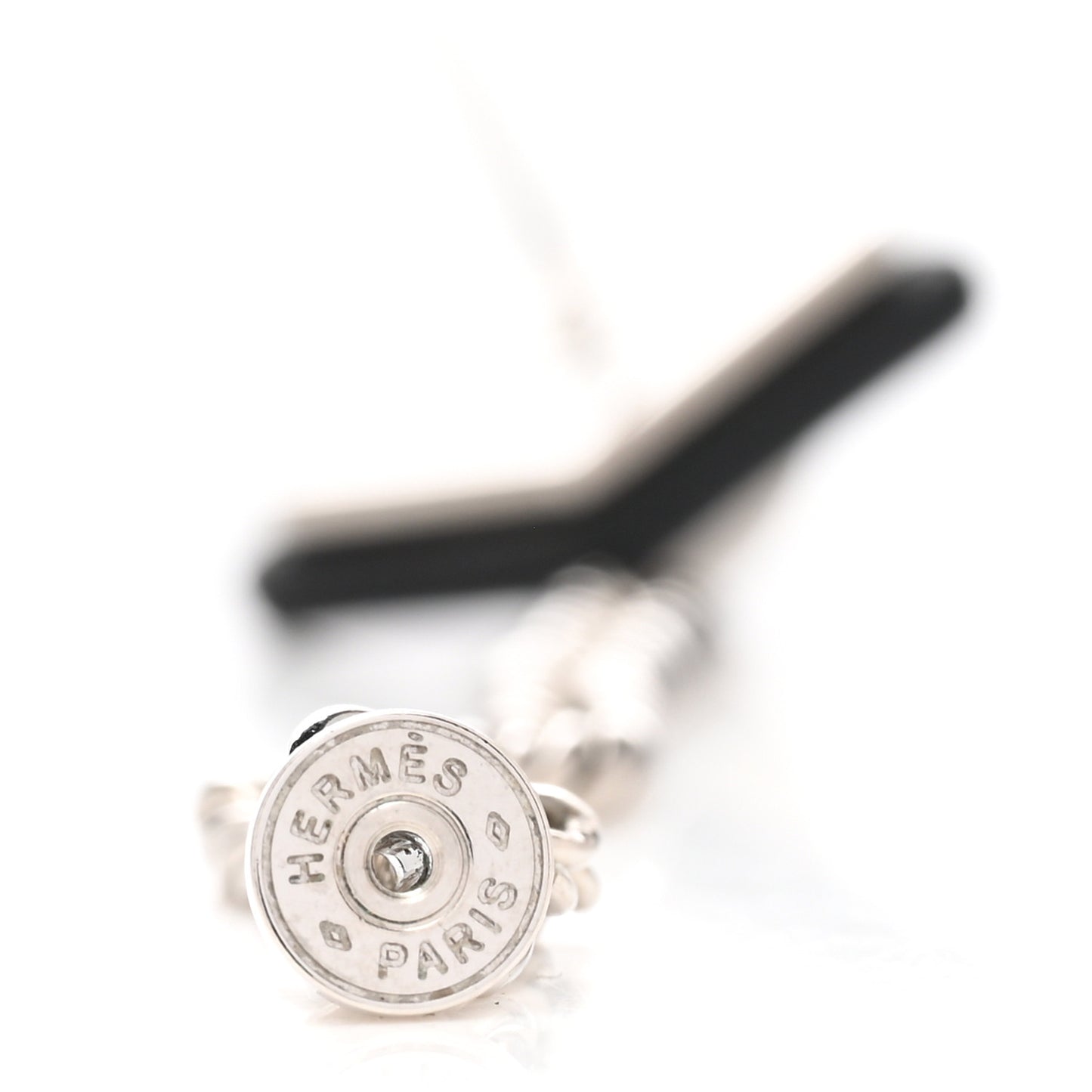 Palladium Swift Gourmette Equestre Earrings Black