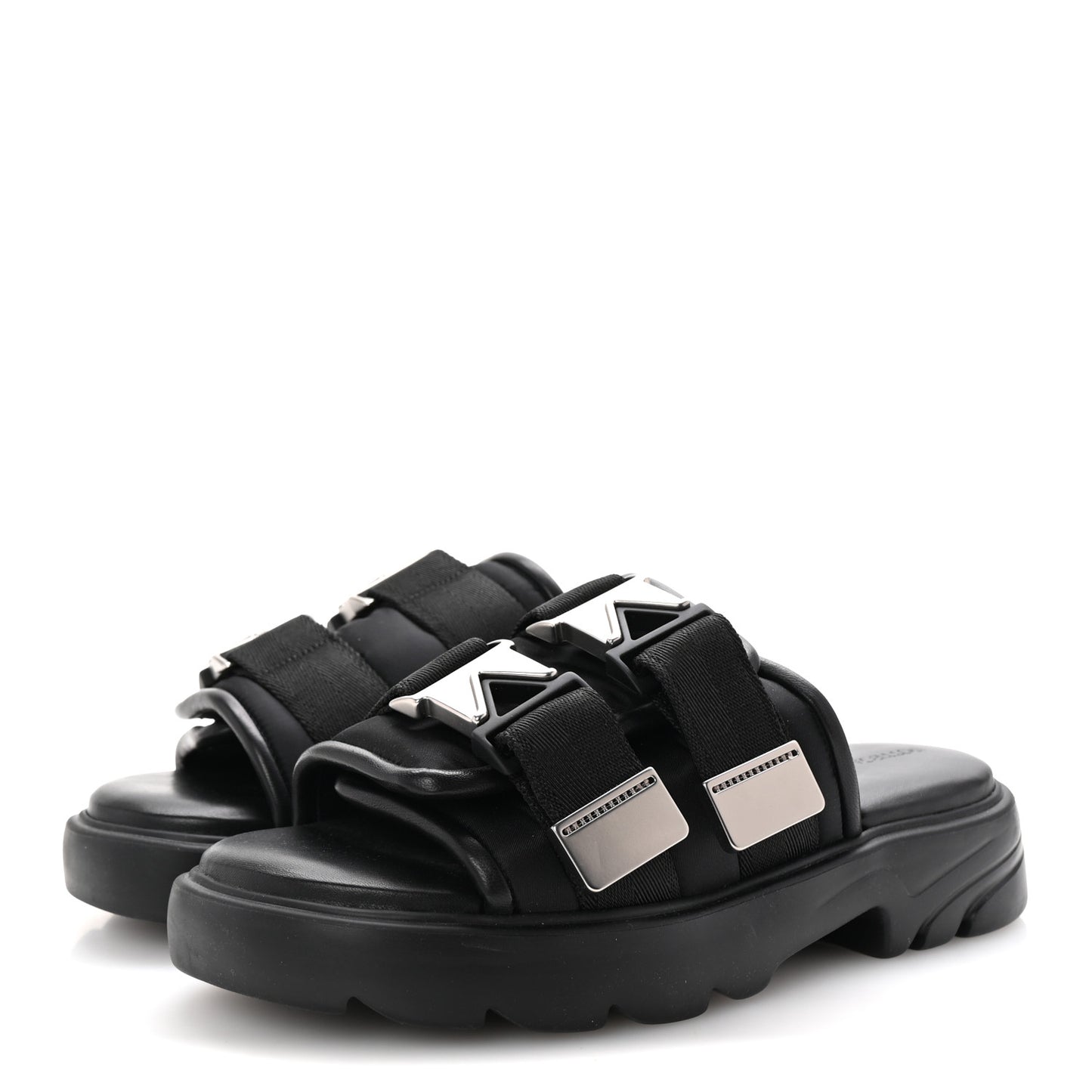 Nappa Flash 45mm Flat Sandals 39 Black