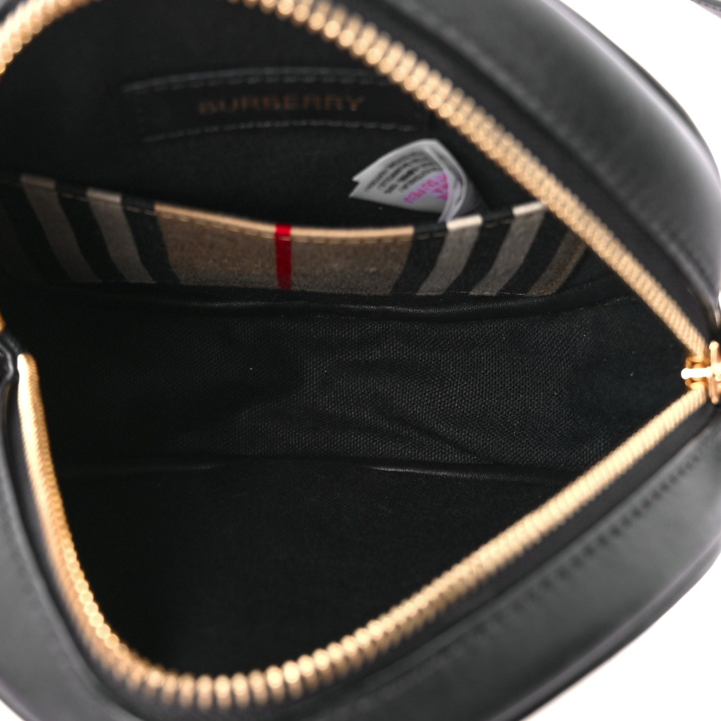 E-Canvas Calfskin Icon Stripe Louise Bag Archive Beige