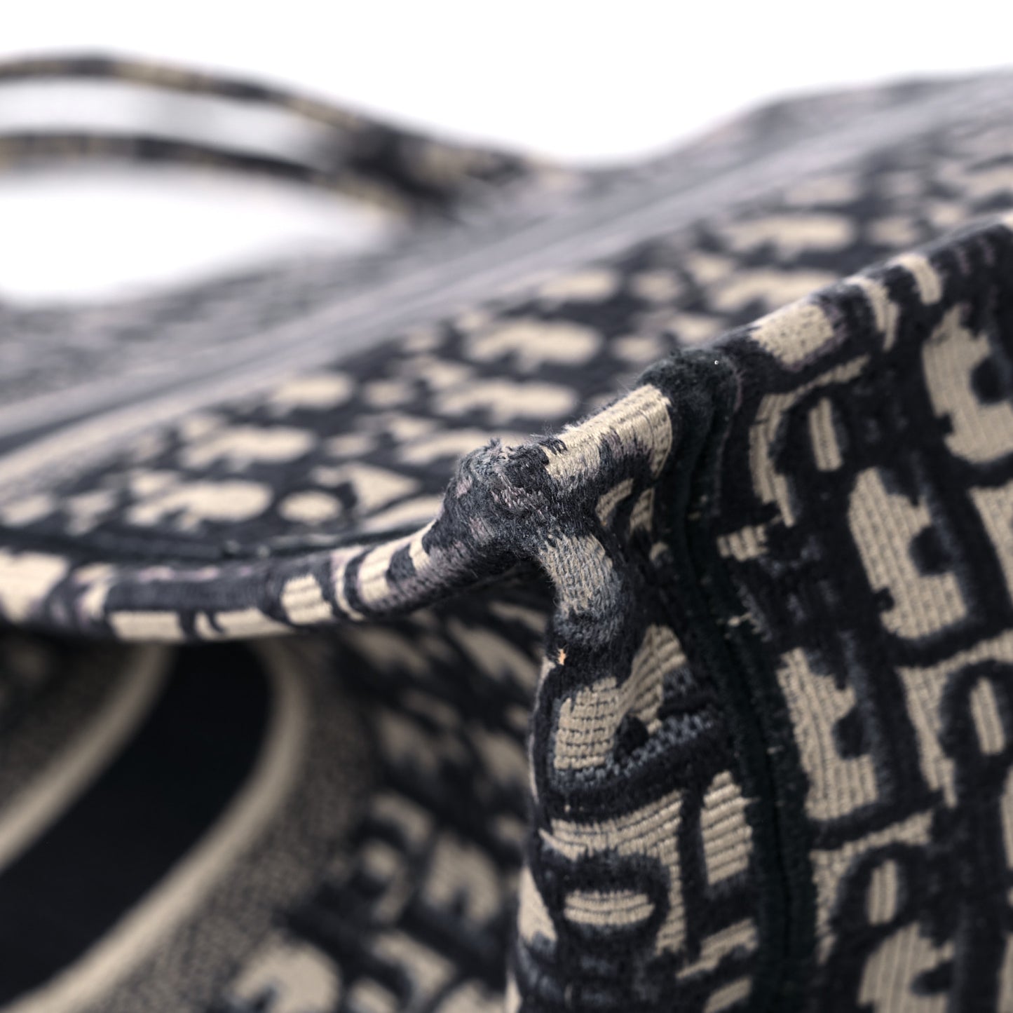 Oblique Large Book Tote Blue Multicolor