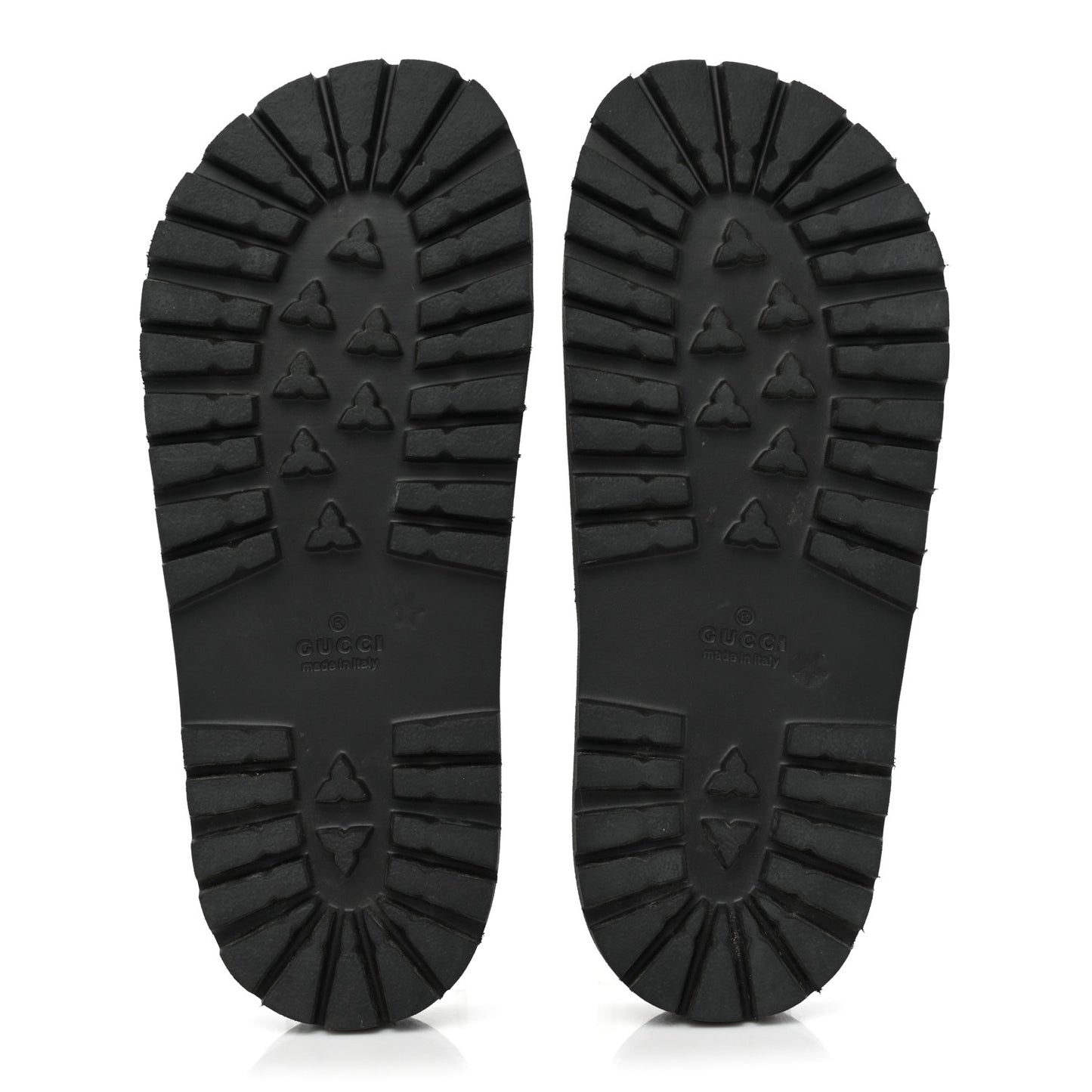 Rubber Web Mens Lug Sole Slide Sandals 6 Black Green Red