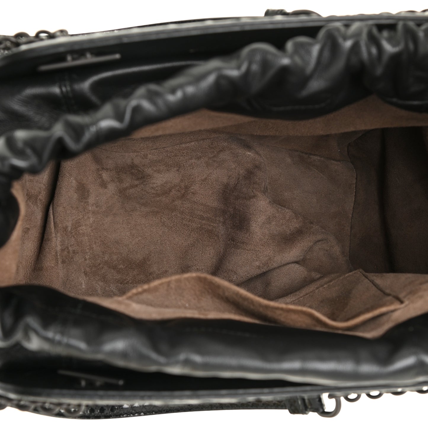 Nappa Ayers Intrecciato Small Tote Nero Black