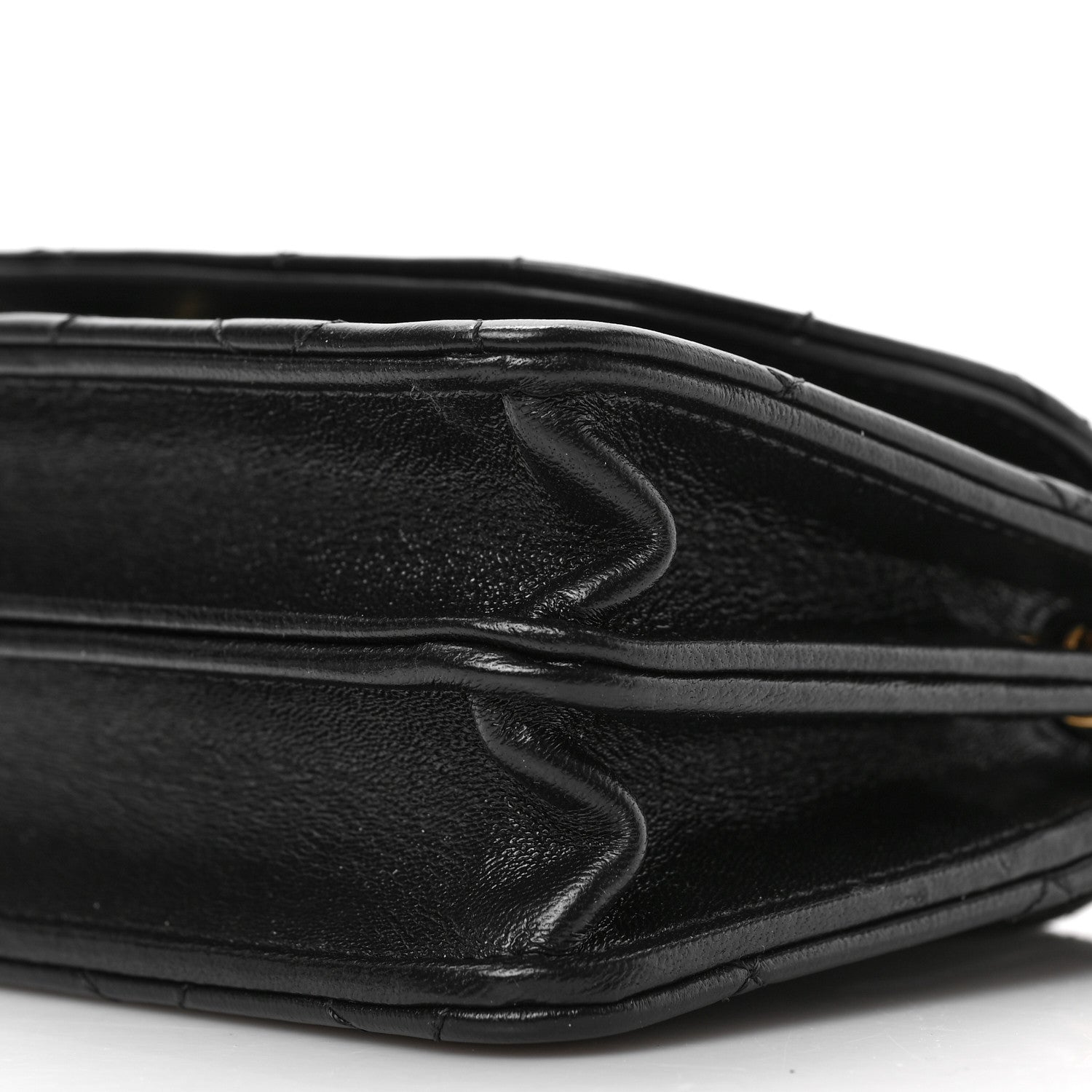 Chanel Lambskin Quilted Phone Holder Flap Black 9 of 9