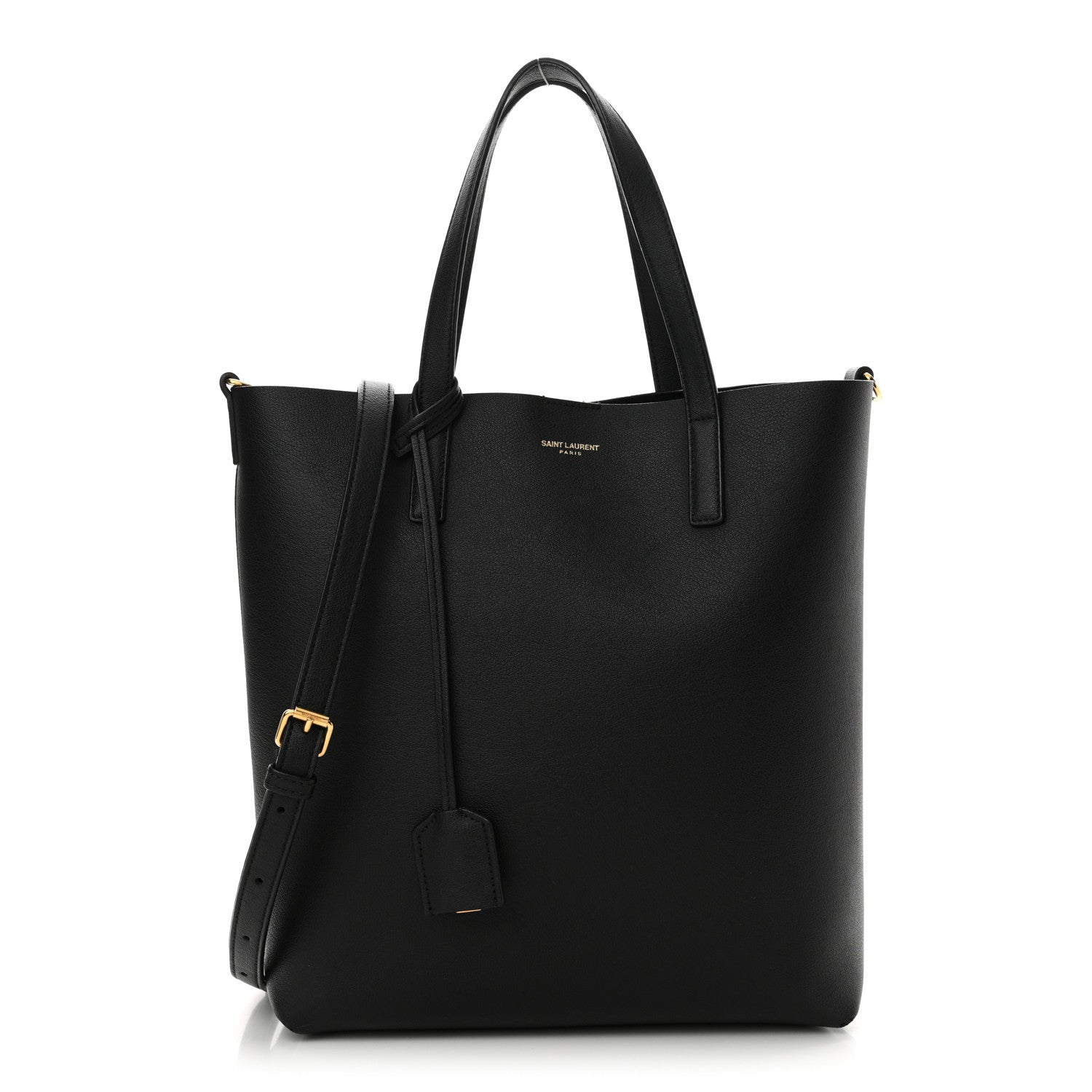 Saint Laurent Calfskin Toy Shopping Tote Black 1 of 12