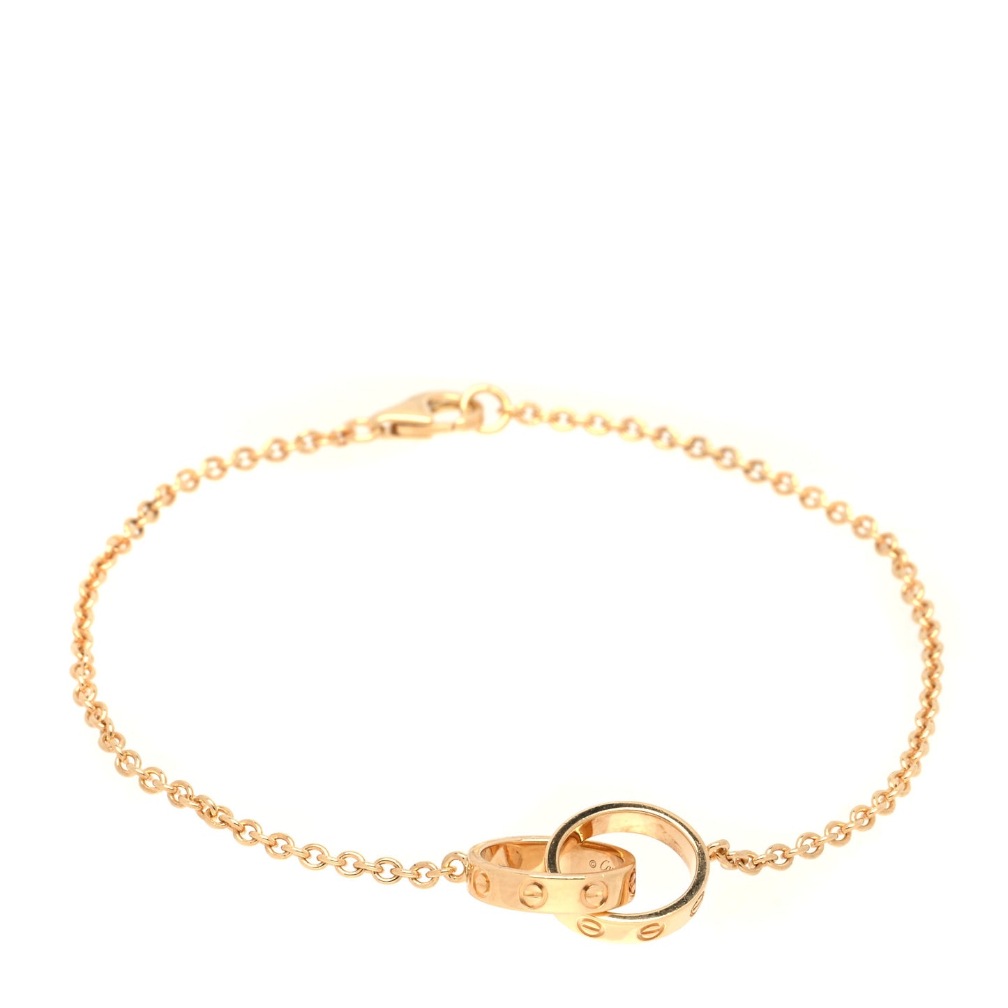 18K Yellow Gold Interlocking LOVE Bracelet