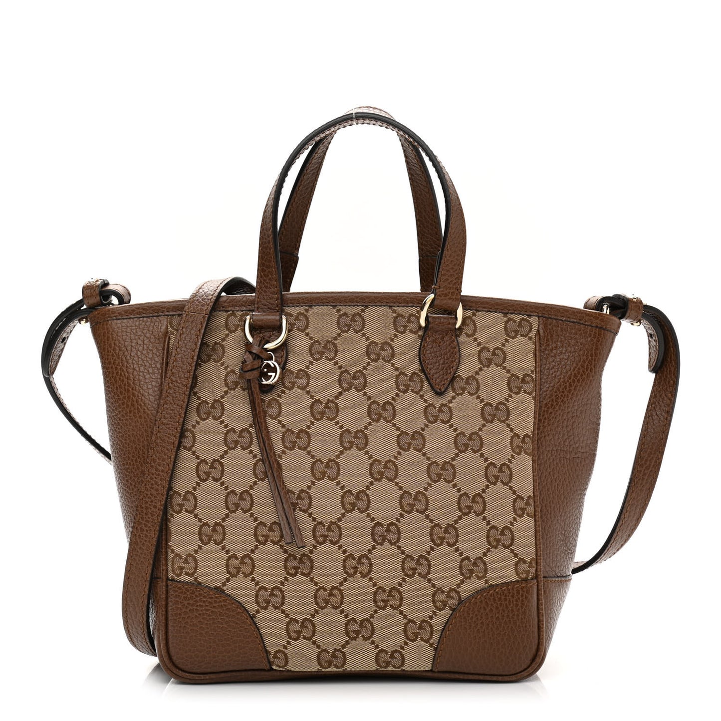 Monogram Small Bree Tote Beige Tabacco