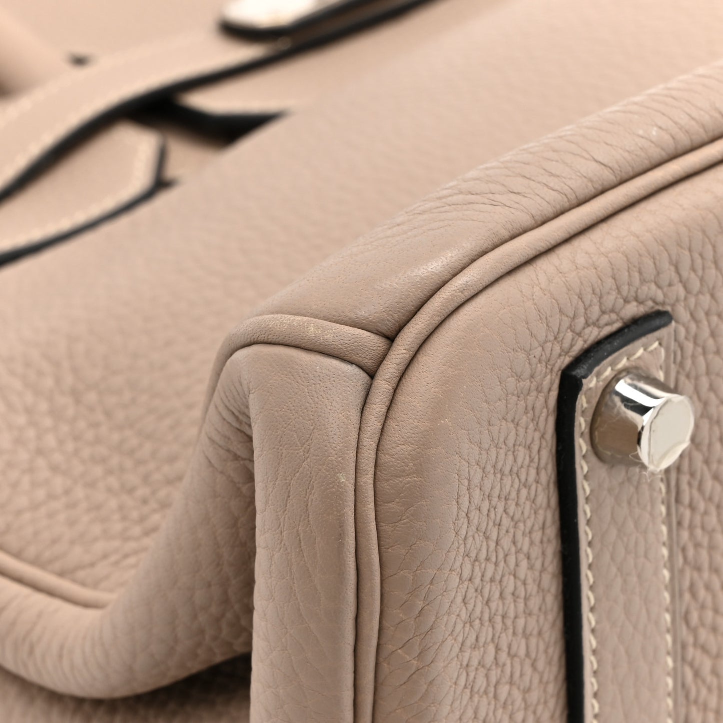 Taurillon Clemence Birkin 35 Gris Tourterelle