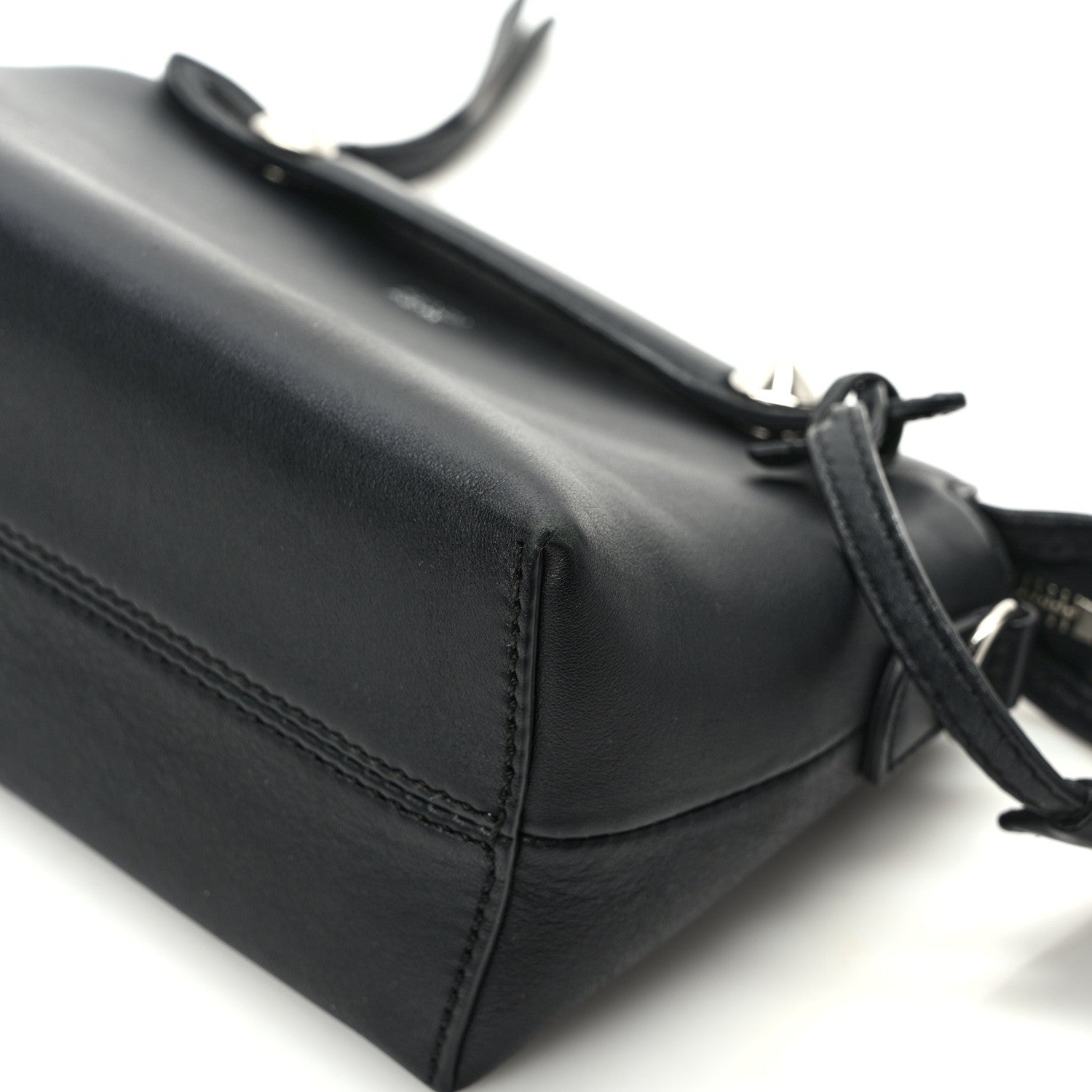 Fendi Vitello Dolce Mini By The Way Boston Bag Black 9 of 14