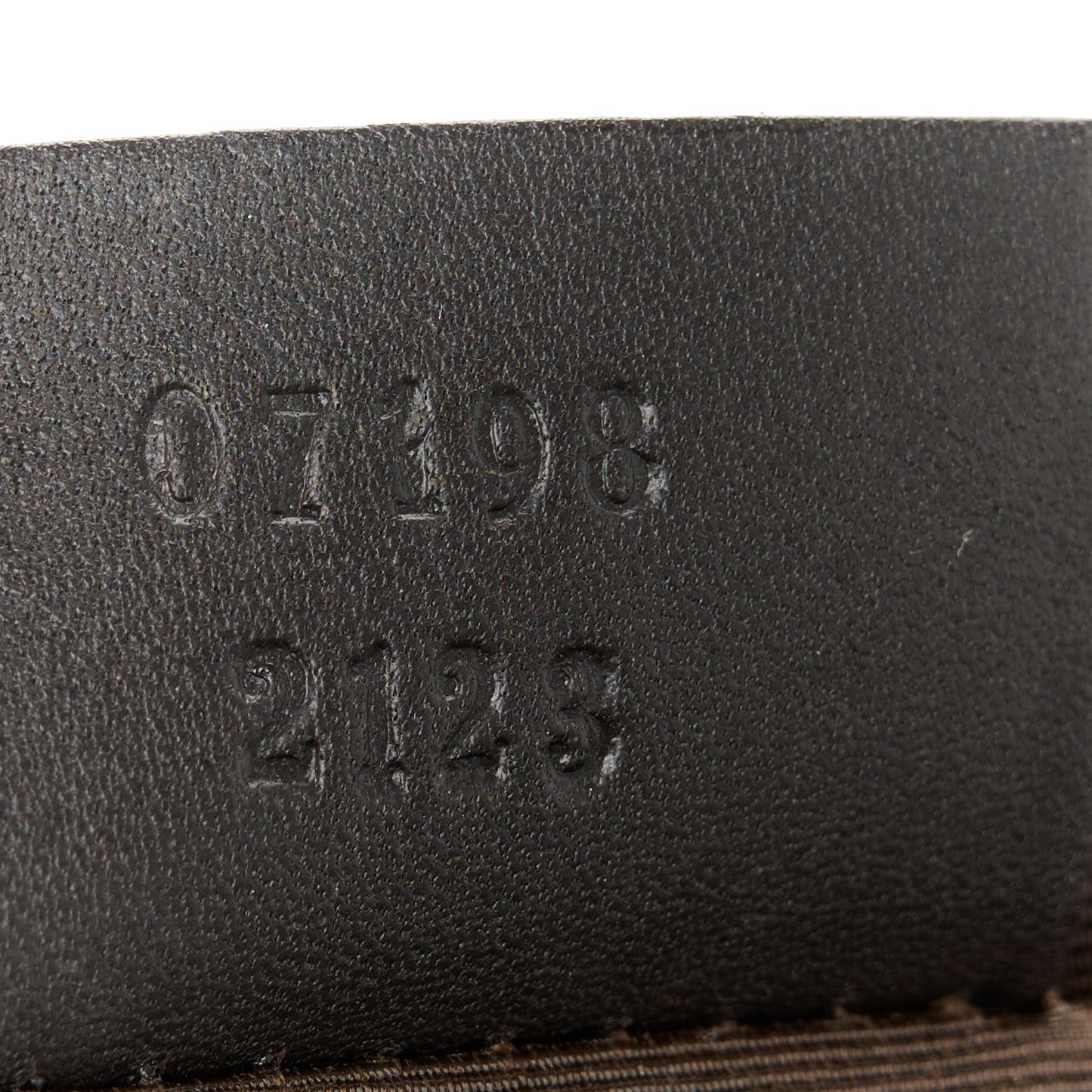 Denim Monogram Boat Pochette Dark Brown