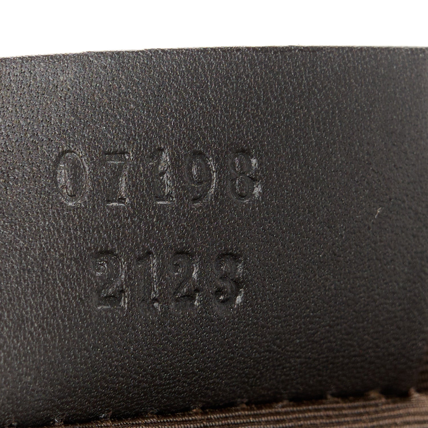 Gucci Denim Monogram Boat Pochette Dark Brown 7 of 10