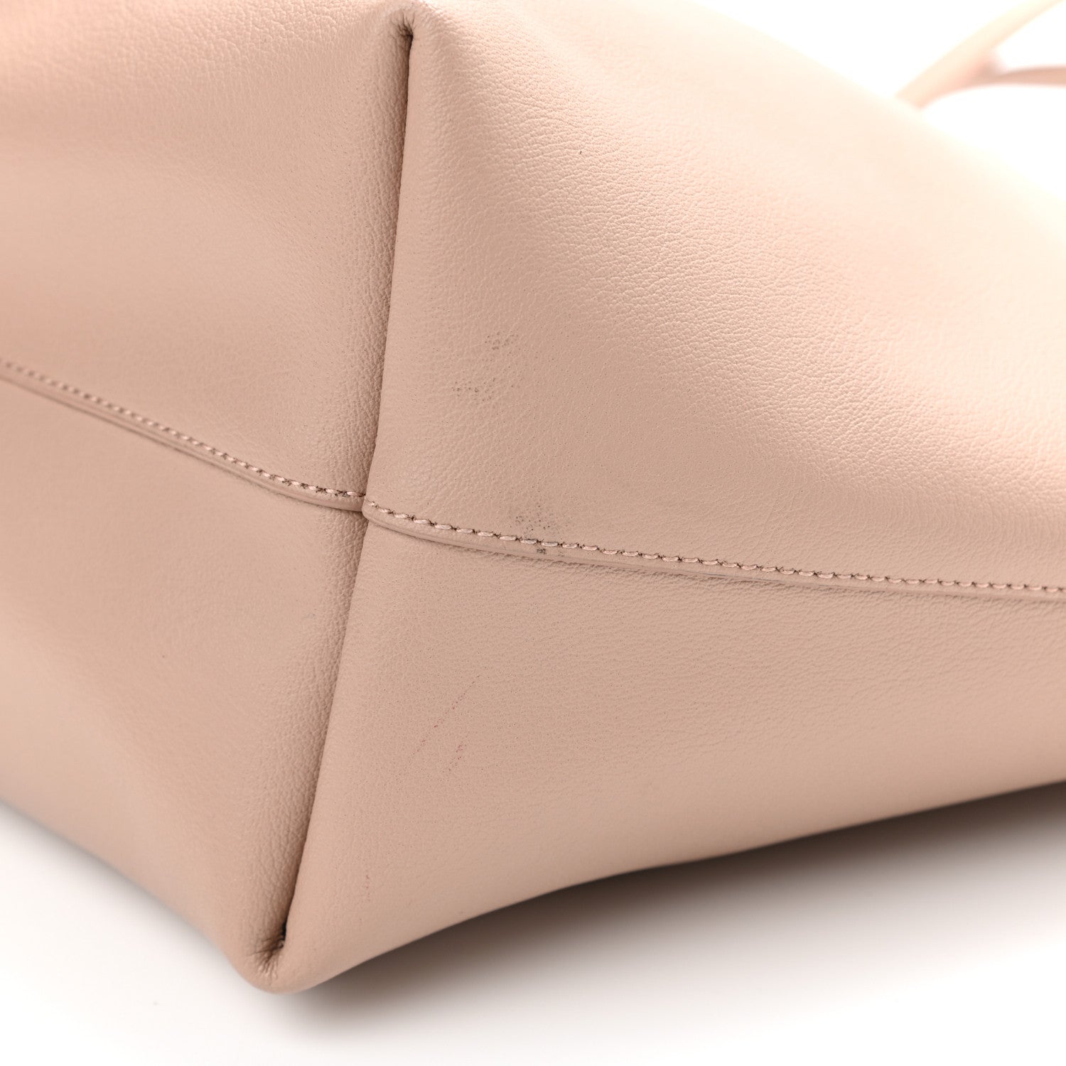 Saint Laurent Calfskin Large Shopping Tote Pale Blush 12 of 18