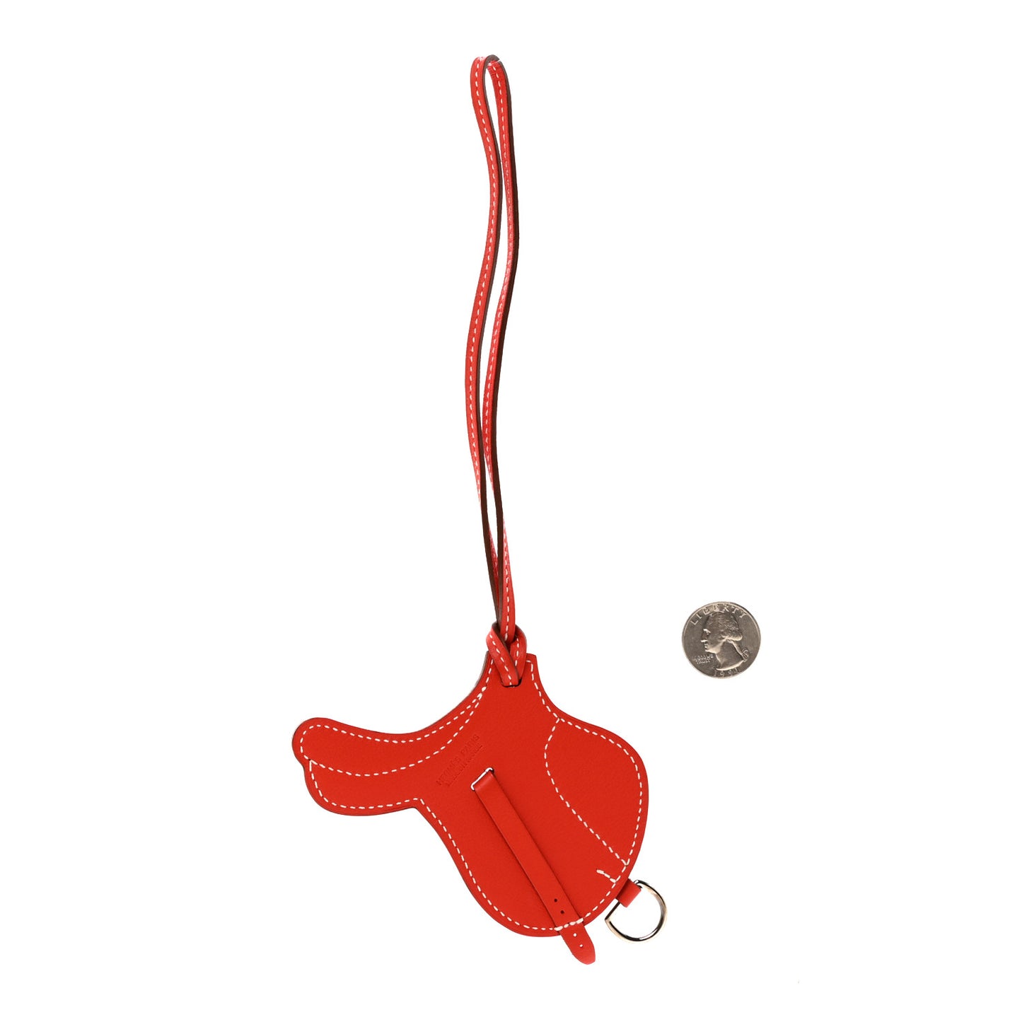 Swift Paddock Selle Horse Saddle Bag Charm Rouge Grenat