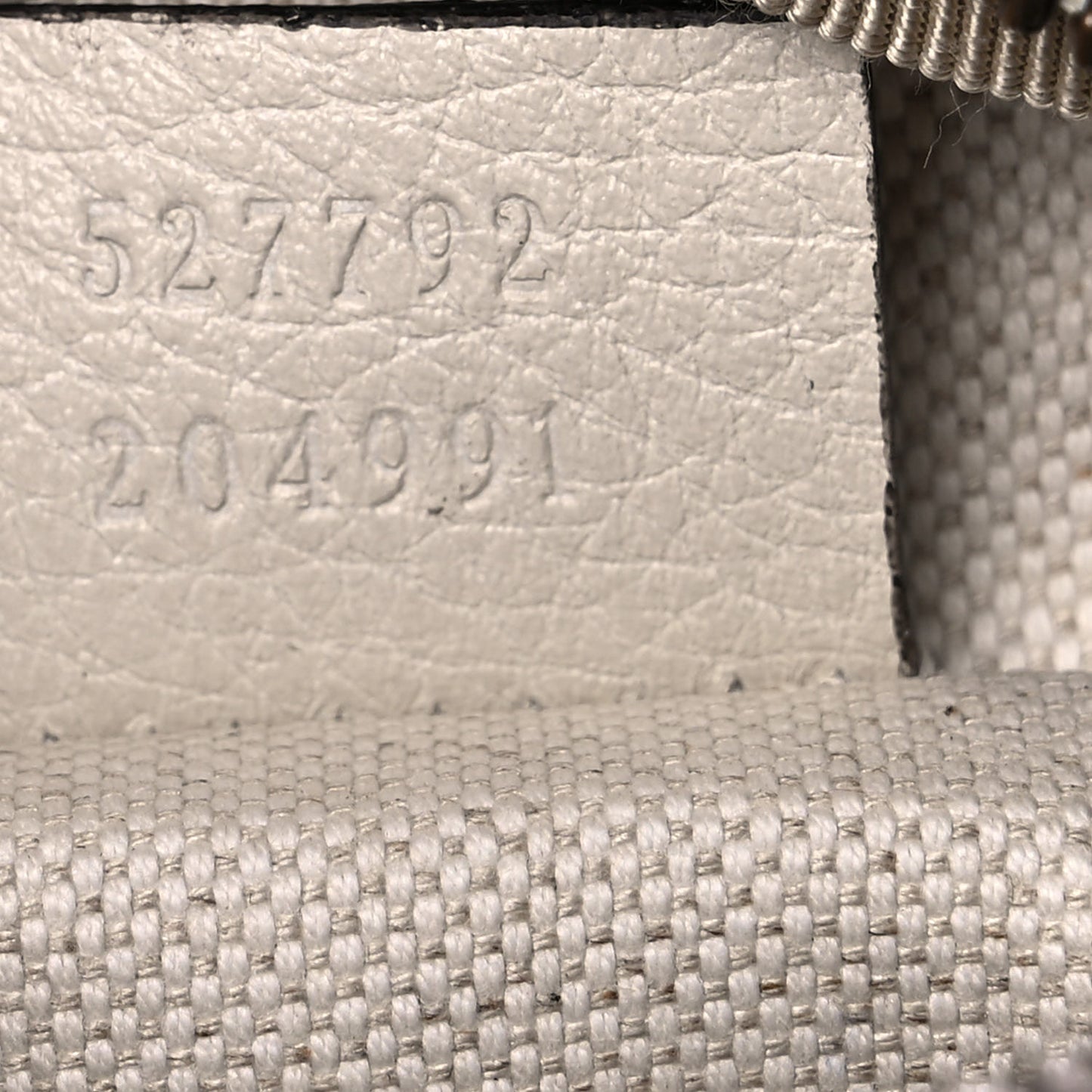 Grained Calfskin Small Logo Belt Bag White