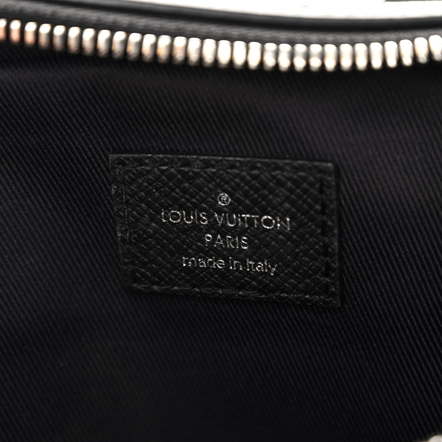 Louis Vuitton Taiga Monogram Eclipse Outdoor Bum Bag Black 6 of 9