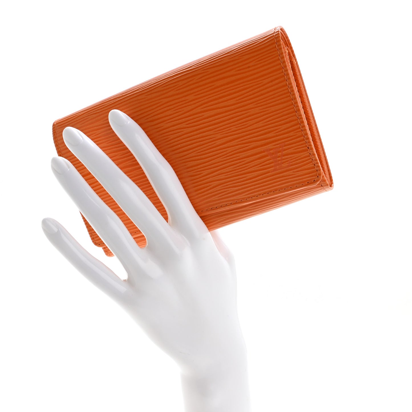 Epi Porte-Monnaie Billets Tresor Wallet Mandarine