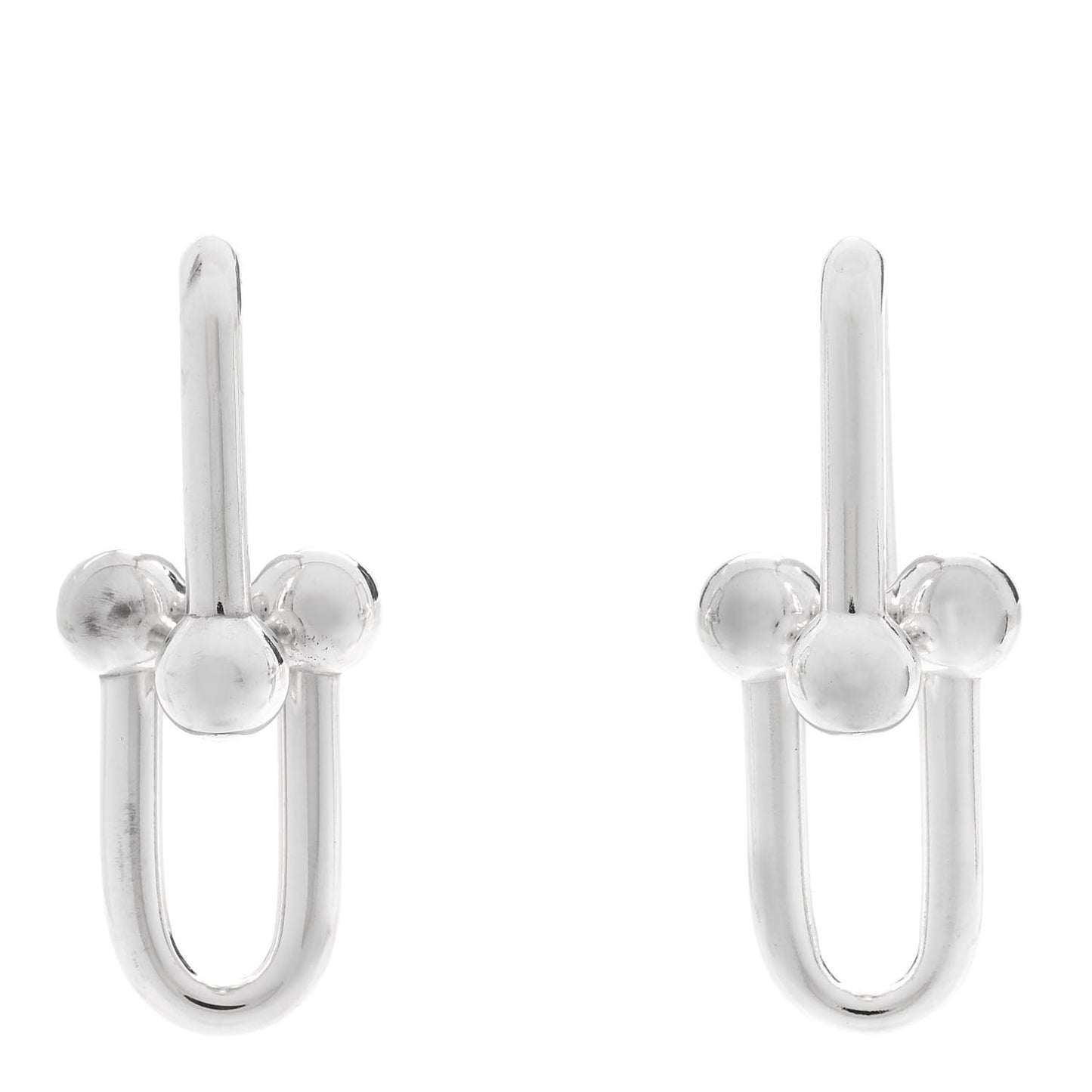 Sterling Silver Extra Large HardWear Link Earrings