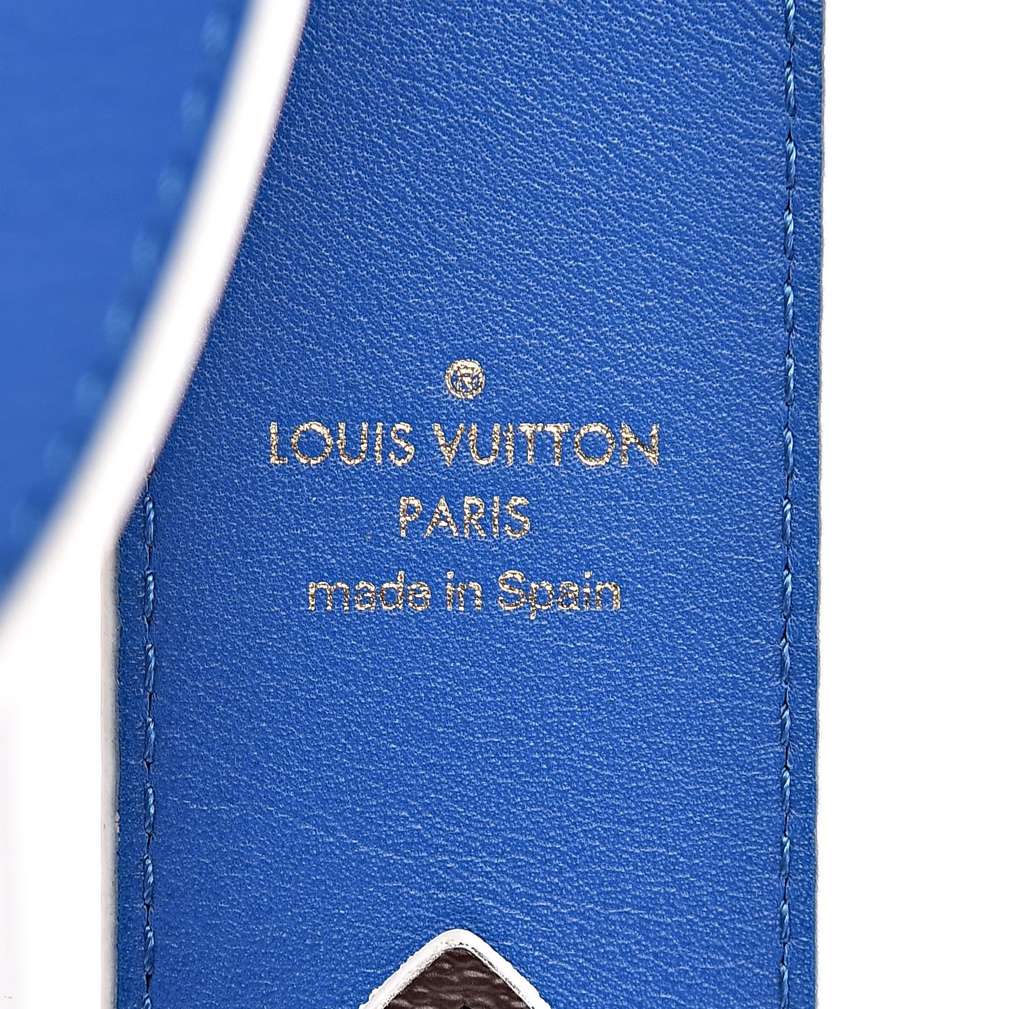 Monogram Bandouliere Shoulder Strap Blue