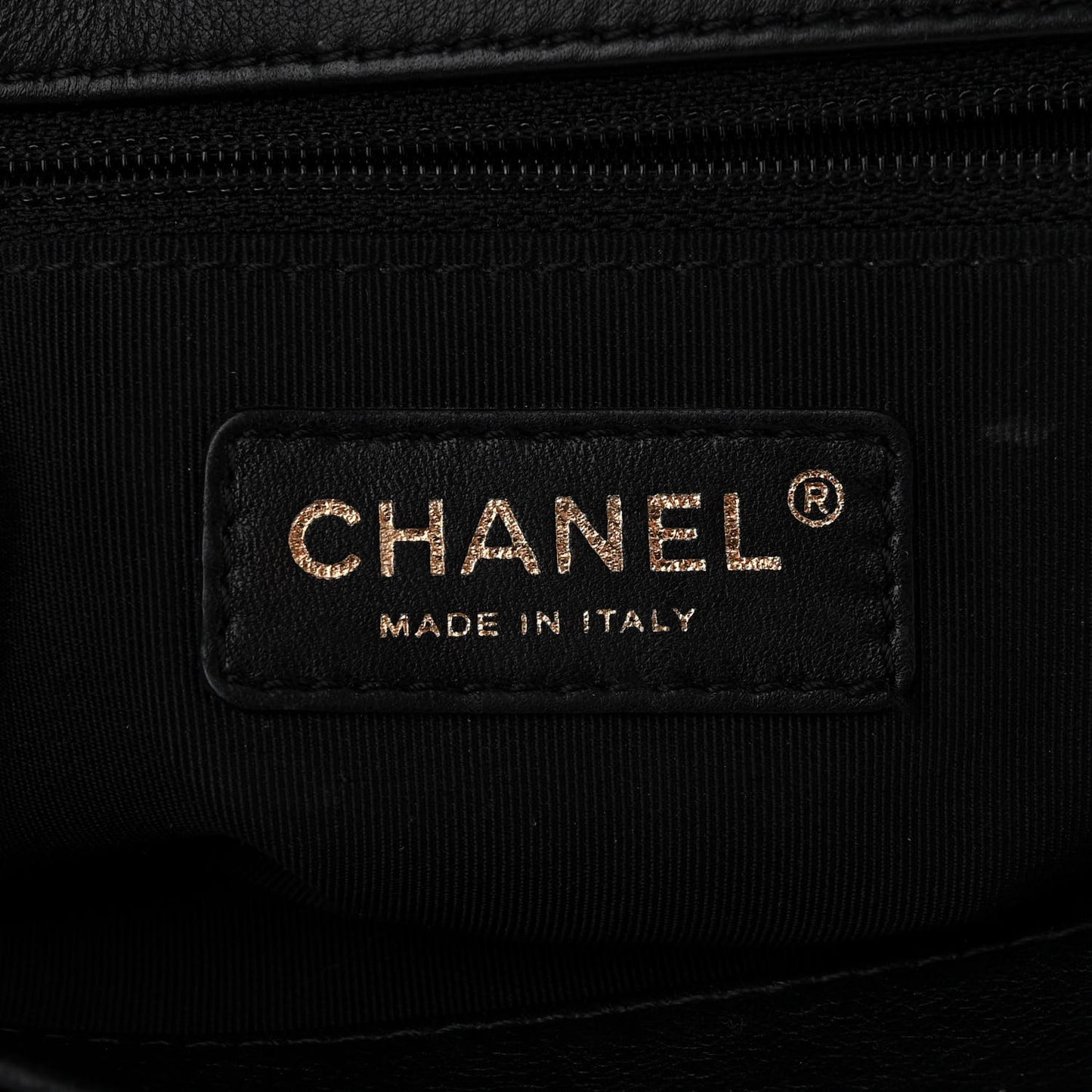 Calfskin Quilted Medium Graphic Flap Red Black