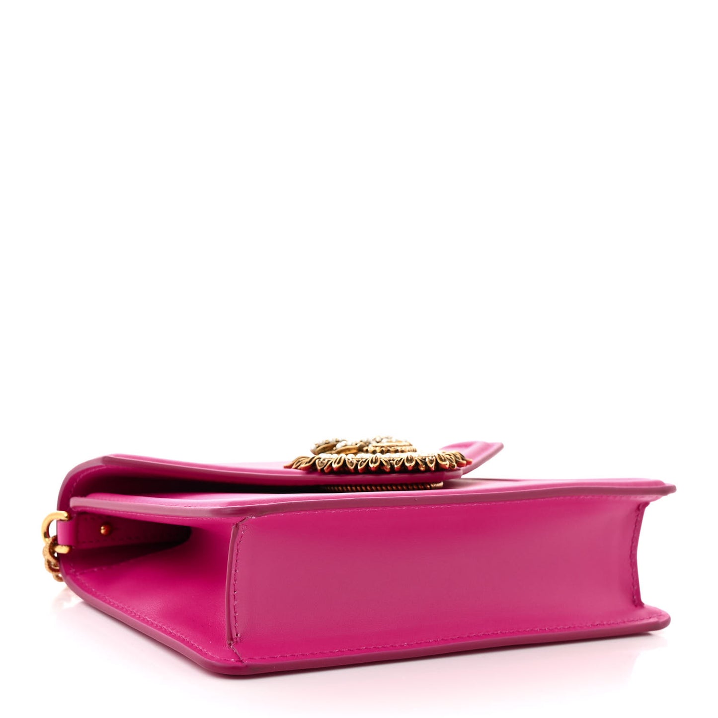 Smooth Calfskin Small Devotion Envelope Top Handle Bag Pink