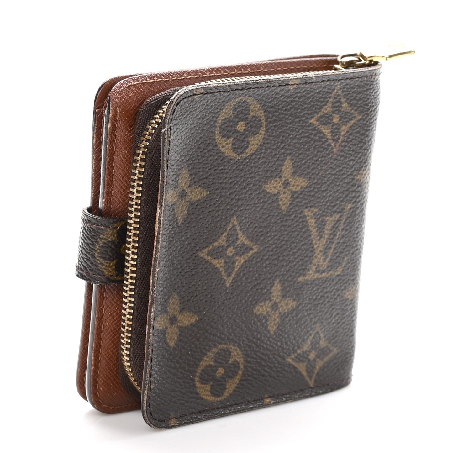 Monogram Compact Zippe Zipped Wallet